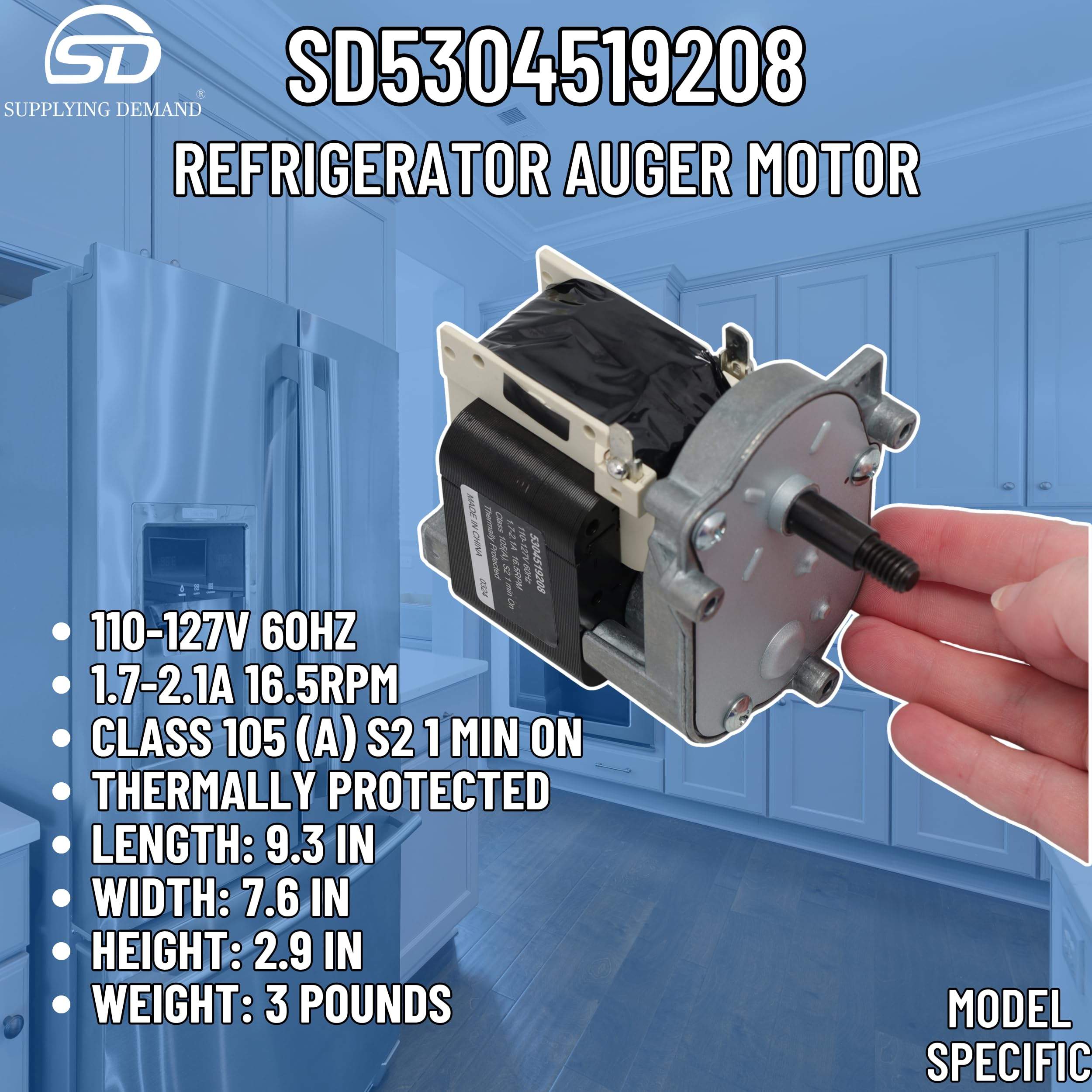 SD5304519208 5304519208-ap6834562-refrigerator-auger-motor view 51