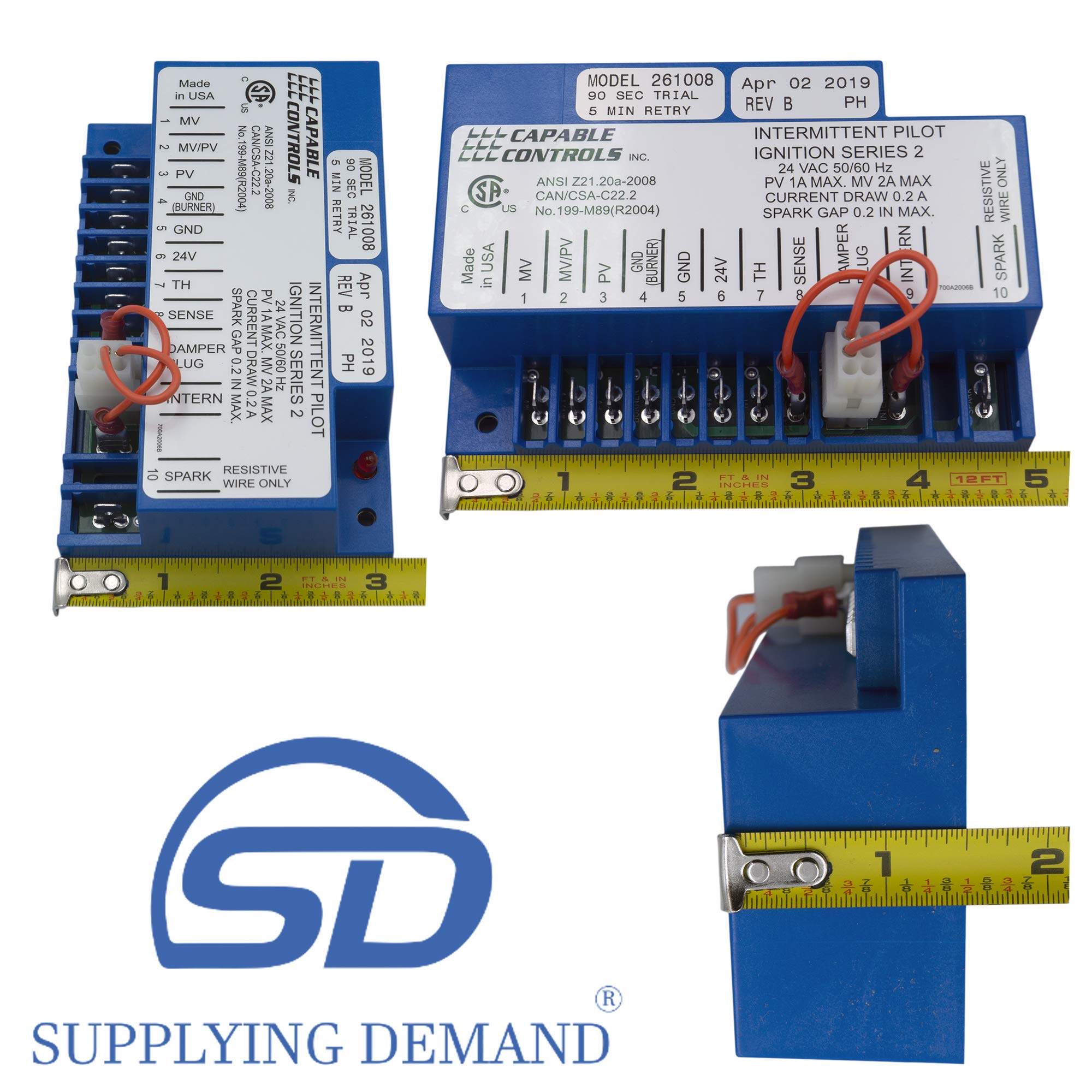 SDS8610U1003 s8610u1003-1003-furnace-pilot-ignition-control-module view 11