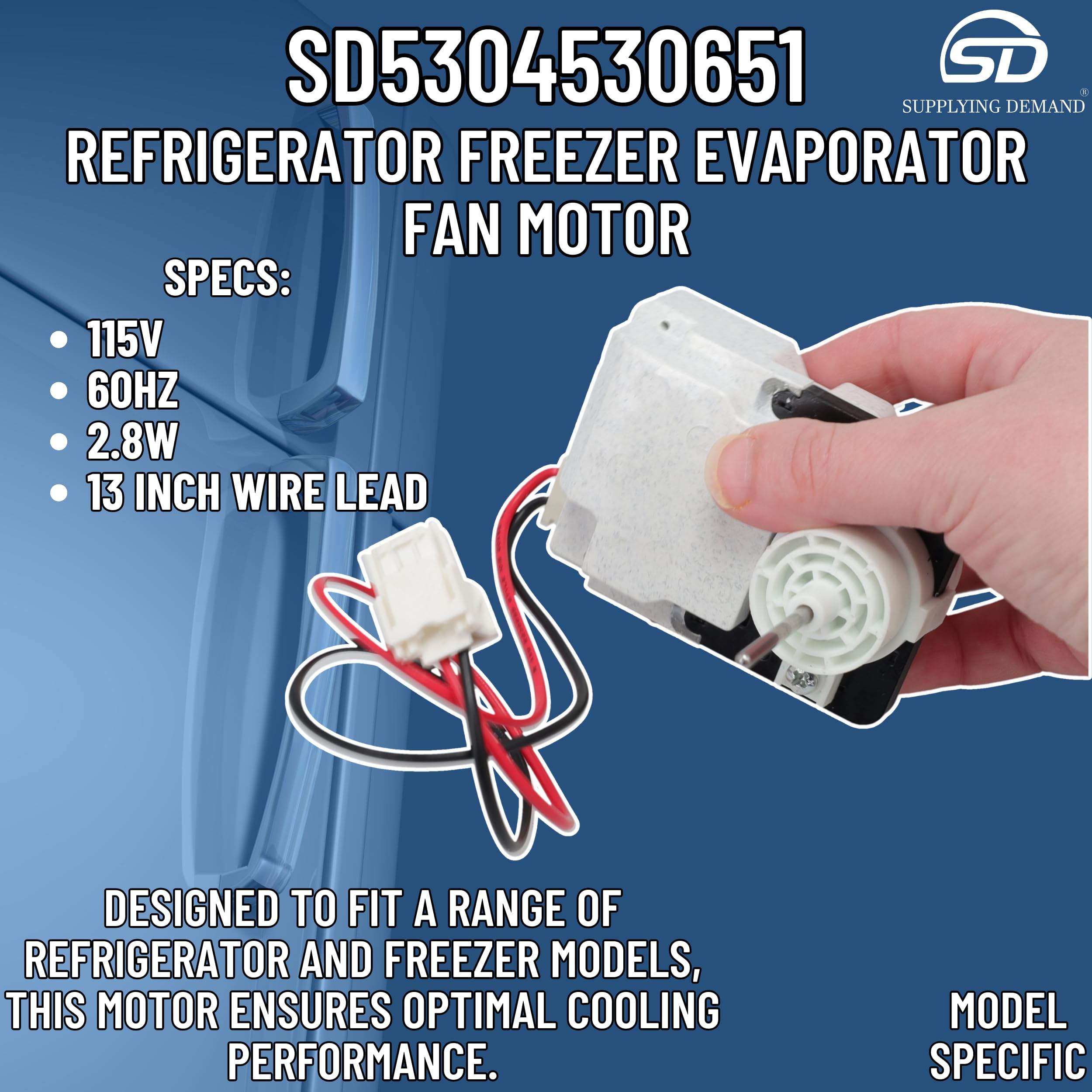 SD5304530651 5304530651-ap7179350-refrigerator-freezer-evaporator-fan-motor view 81