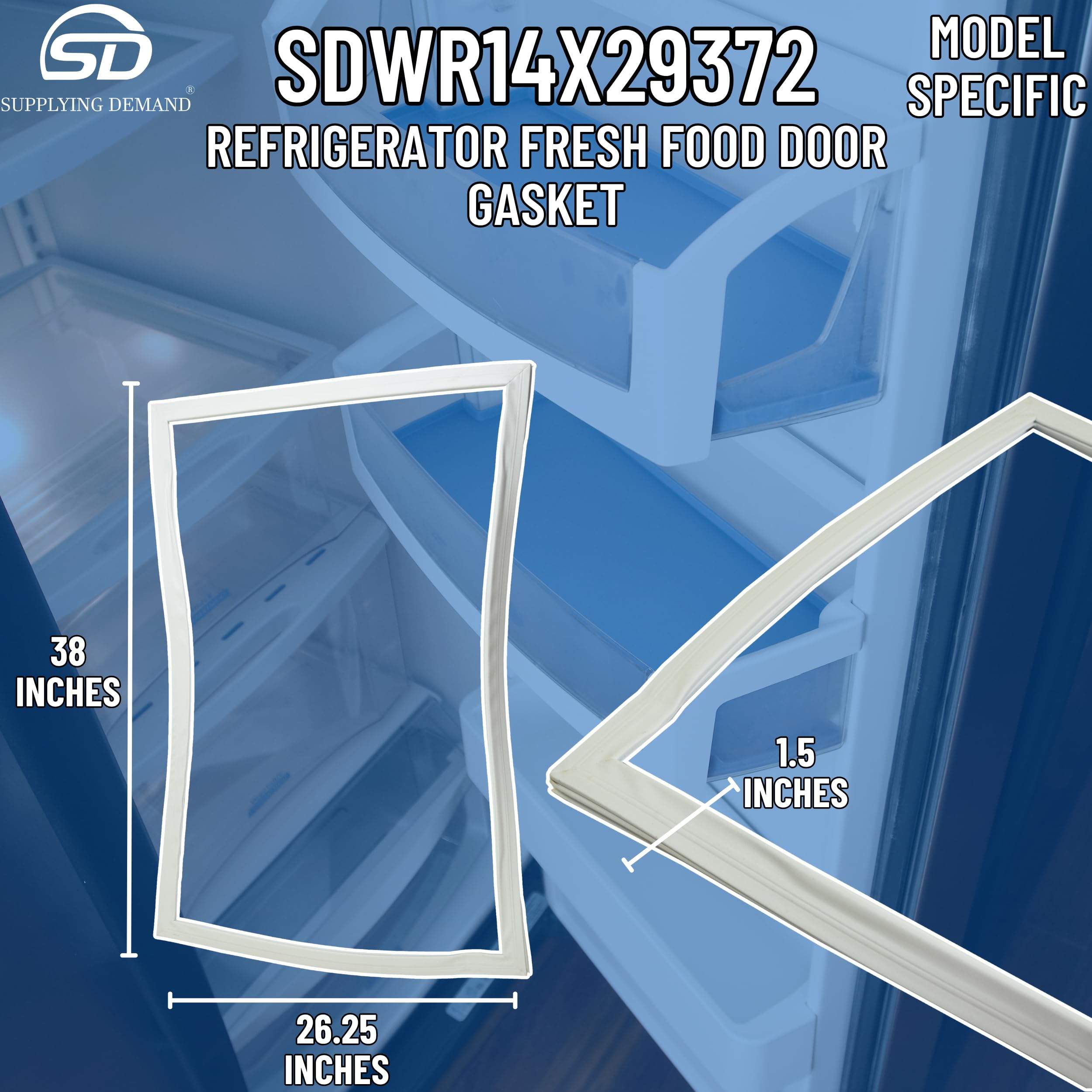 SDWR14X29372 wr14x29372-ap6328755-refrigerator-door-gasket view 71