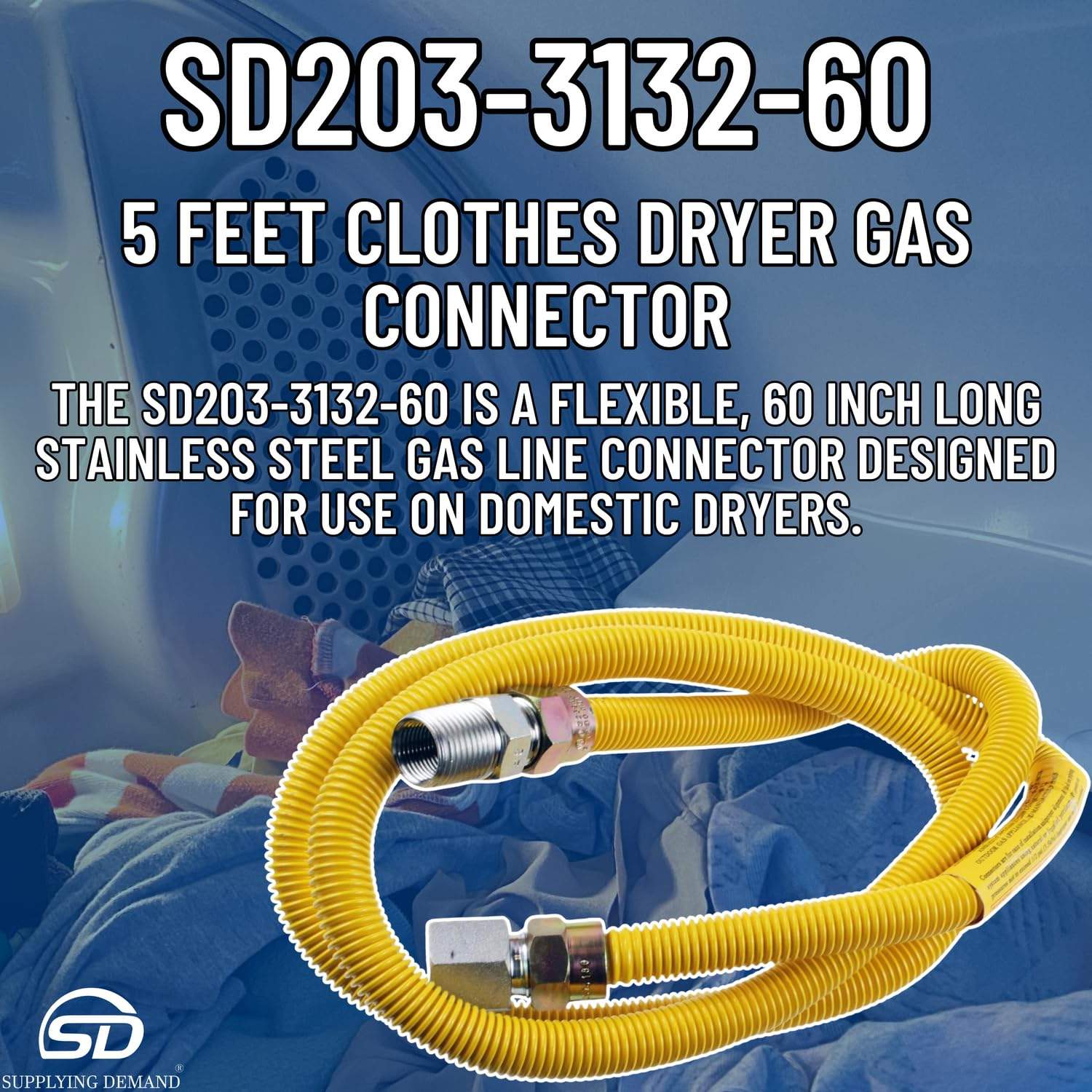SD203-3132-60 203-3132-60-dryer-gas-connector view 11