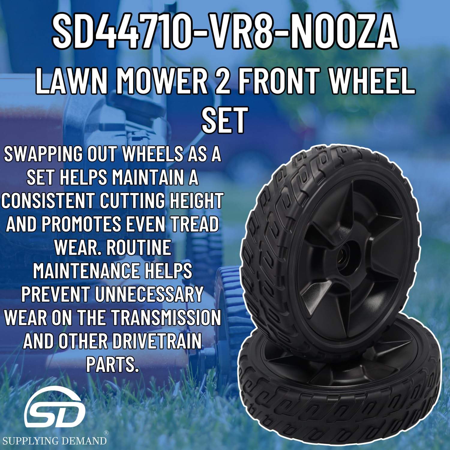 SD44710-VR8-N00ZAX2 44710-vr8-n00zax2-lawn-mower-front-wheel-set view 71