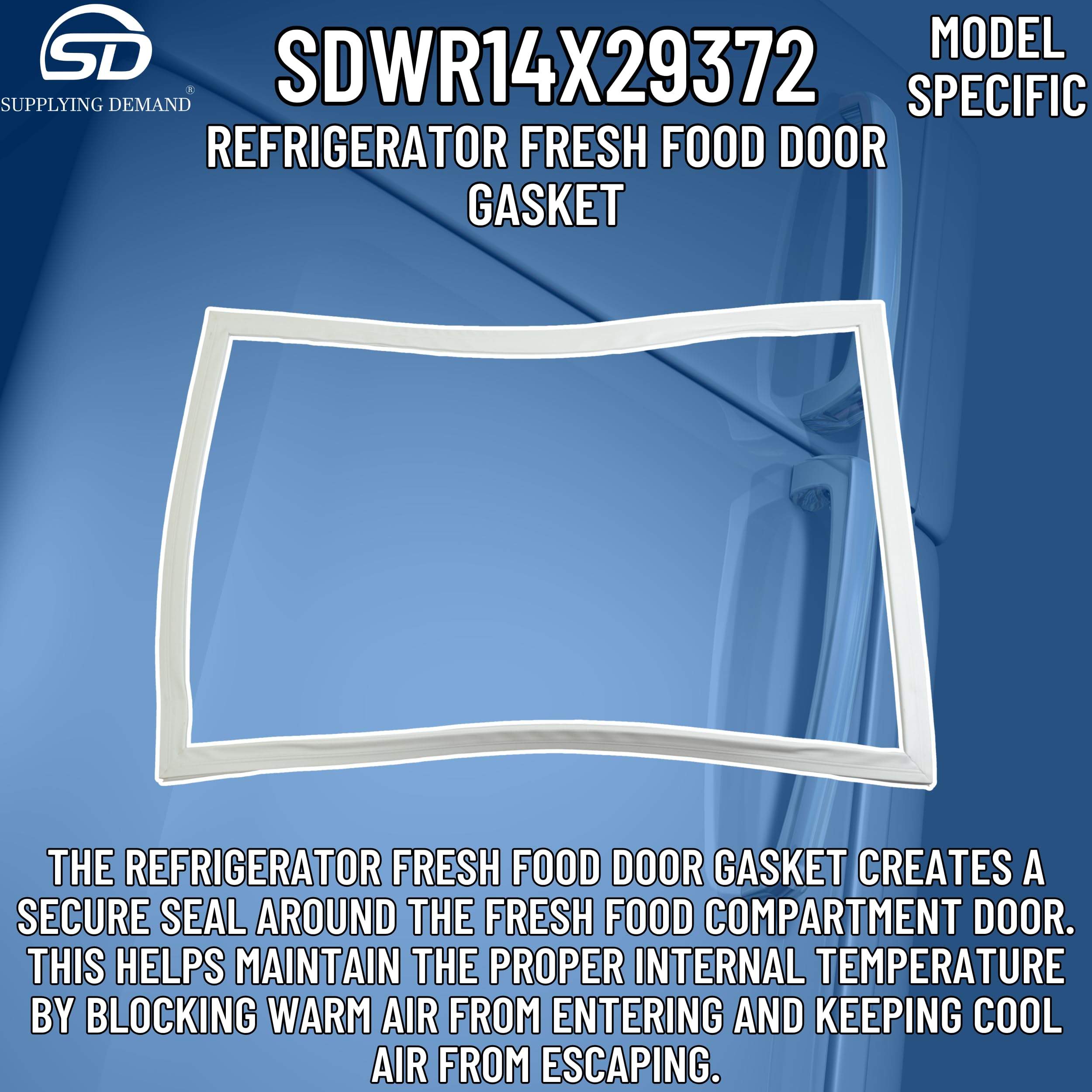 SDWR14X29372 wr14x29372-ap6328755-refrigerator-door-gasket view 11