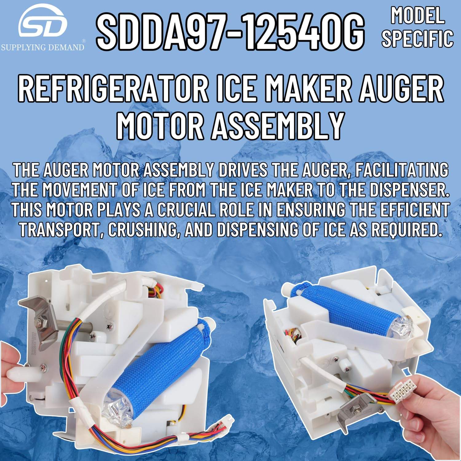 SDDA97-12540G da97-12540g-da97-12540a-refrigerator-ice-maker-auger-motor-assembly view 31