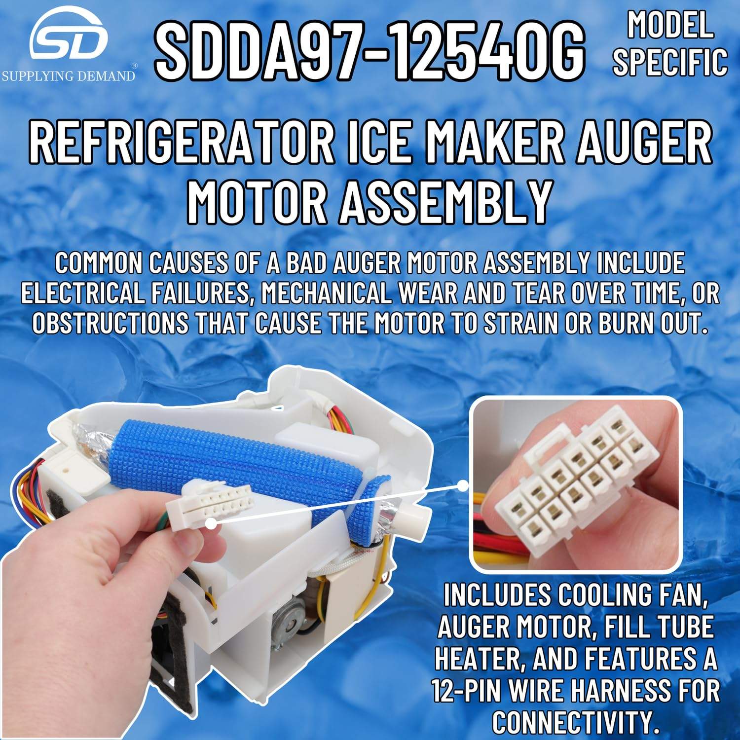 SDDA97-12540G da97-12540g-da97-12540a-refrigerator-ice-maker-auger-motor-assembly view 71