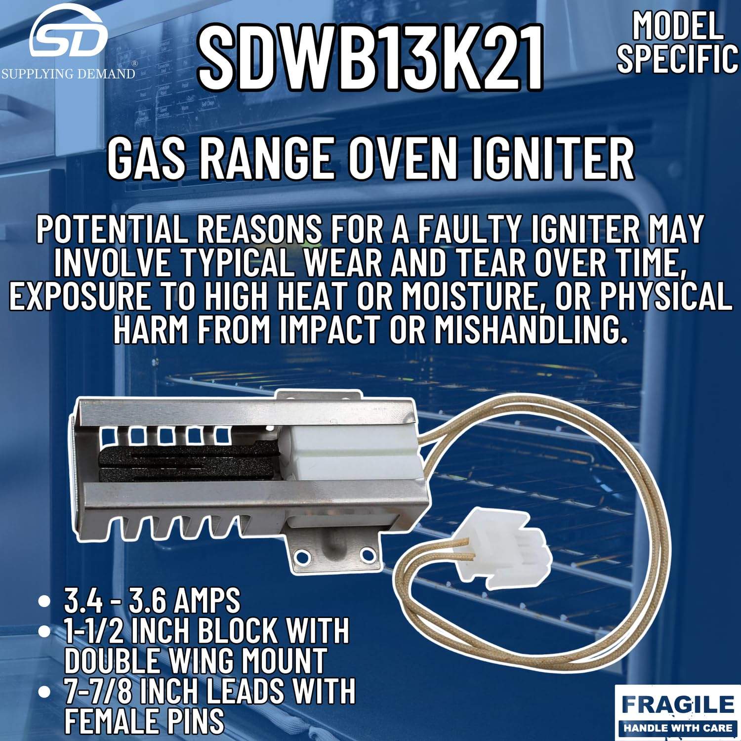 SDWB13K21 wb13k21-wb13k0012-gas-range-oven-igniter view 51