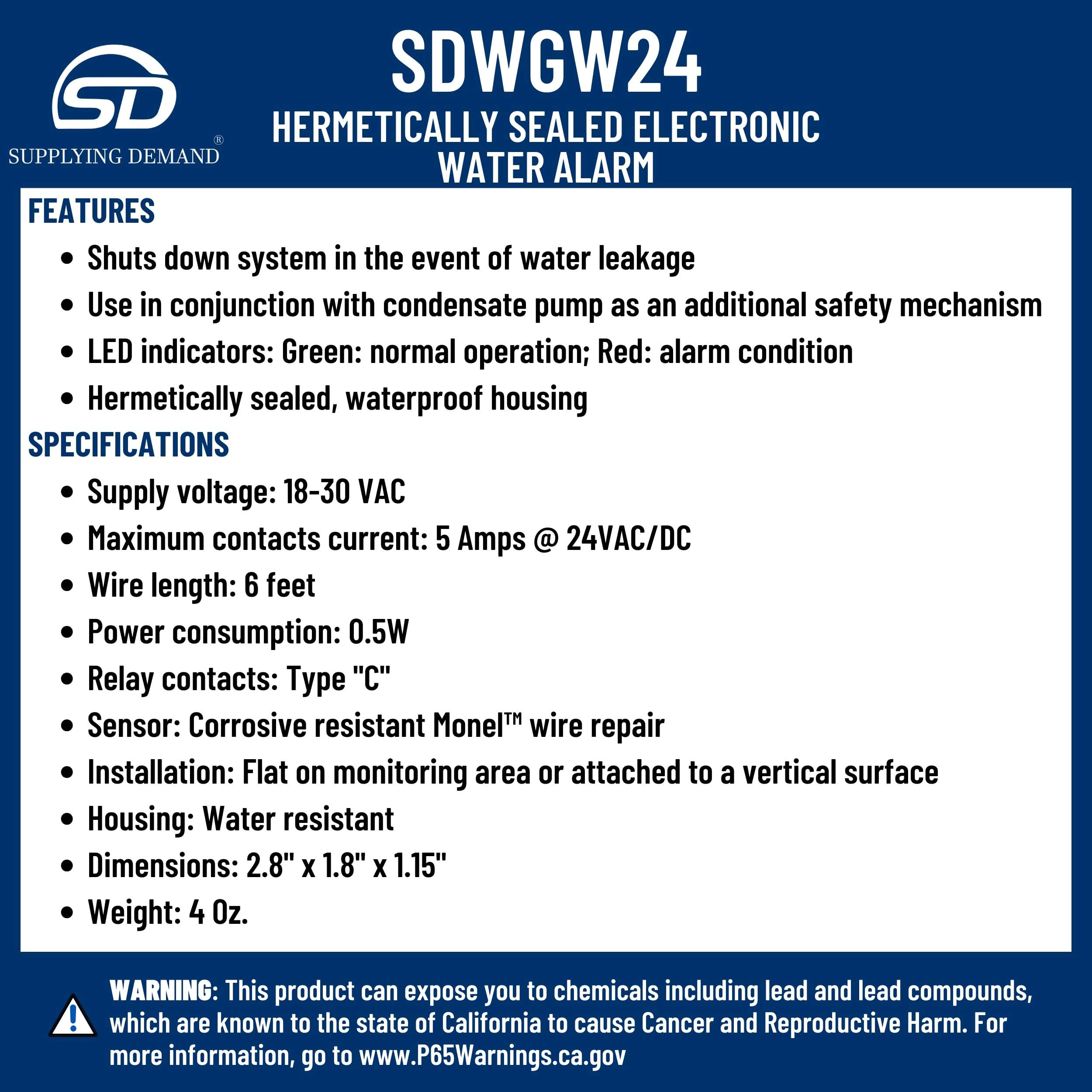 SDWGW24 wgw24-water-overflow-alarm view 21