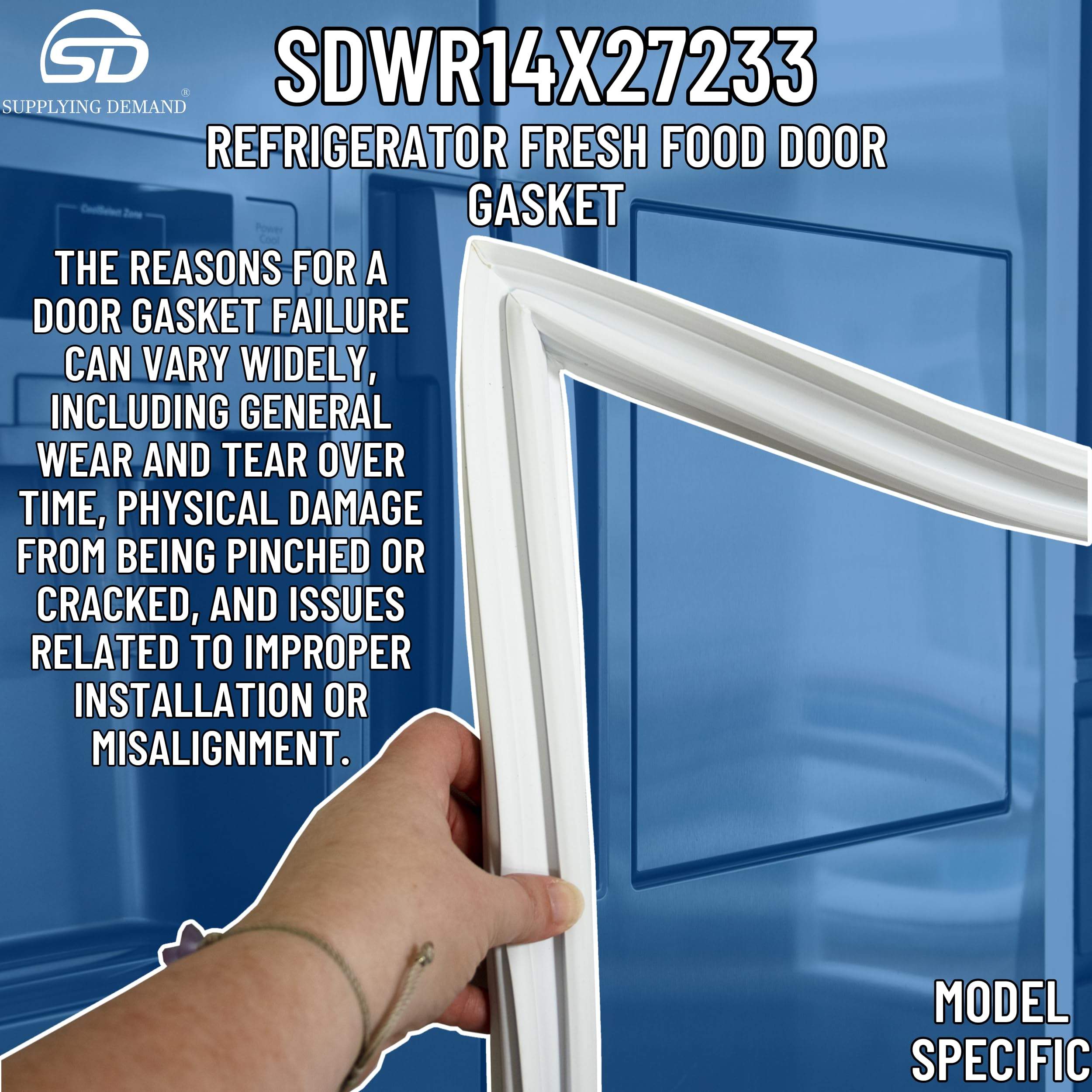 SDWR14X27233 wr14x27233-wr14x21148-refrigerator-door-gasket view 31