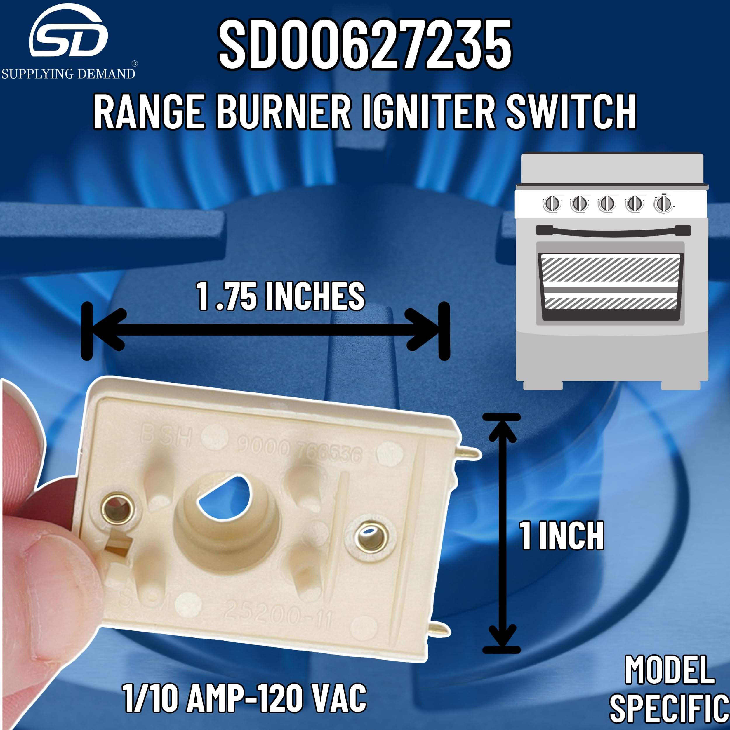 SD00627235 00627235-00619527-range-burner-igniter-switch view 71