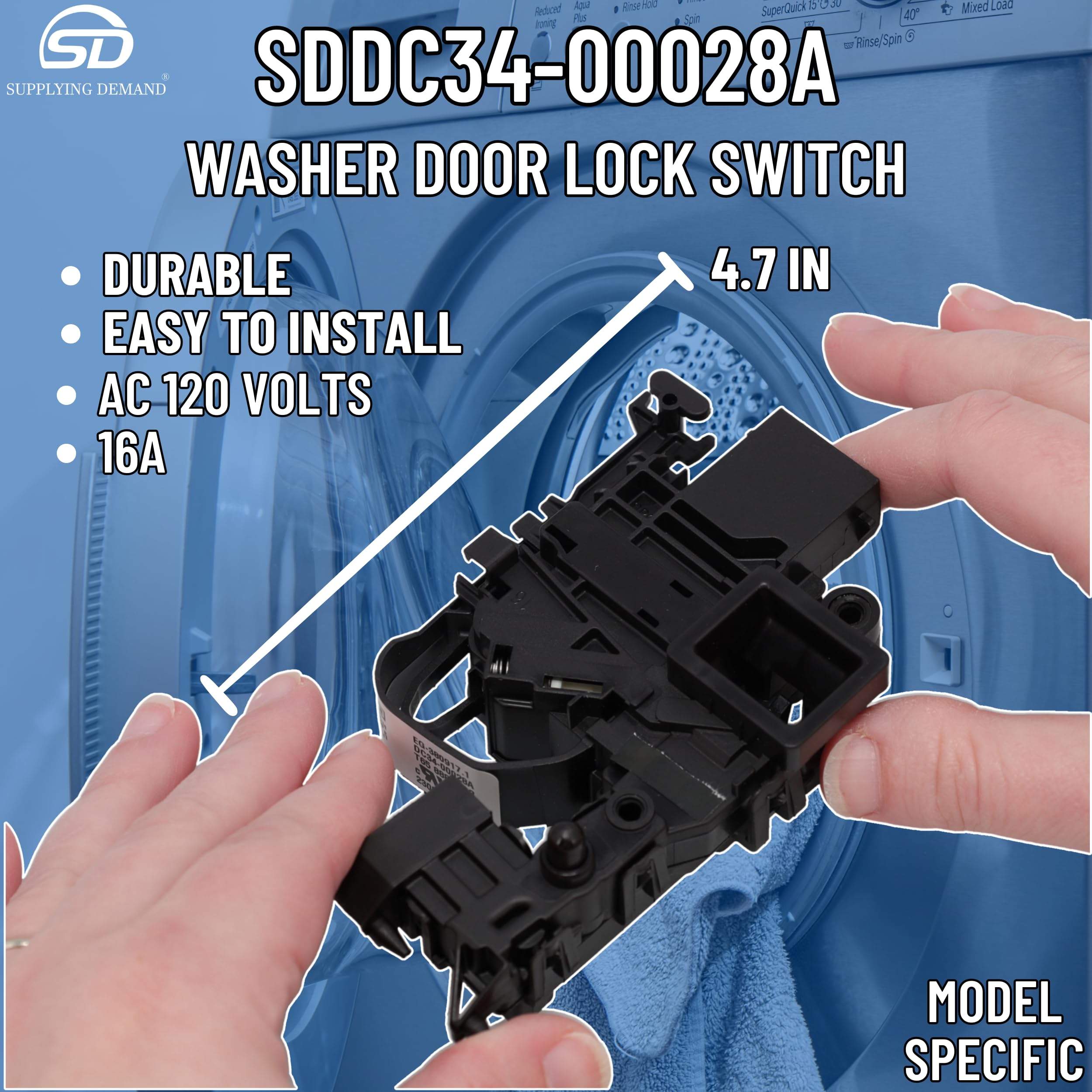 SDDC34-00028A dc34-00028a-ap6975226-washer-lid-lock-switch view 51