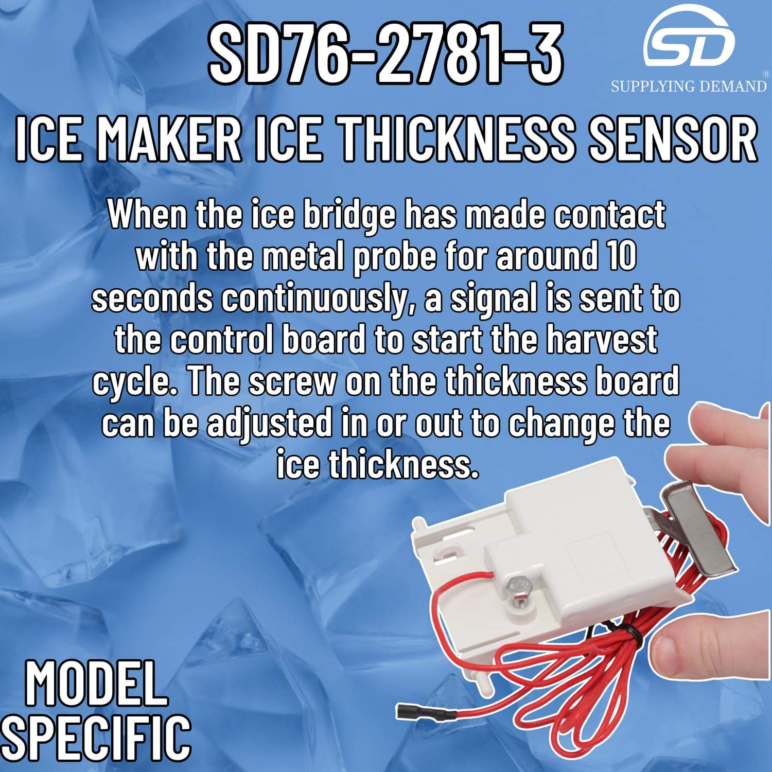 SD76-2781-3 76-2781-3-ice-machine-thickness-sensor view 41