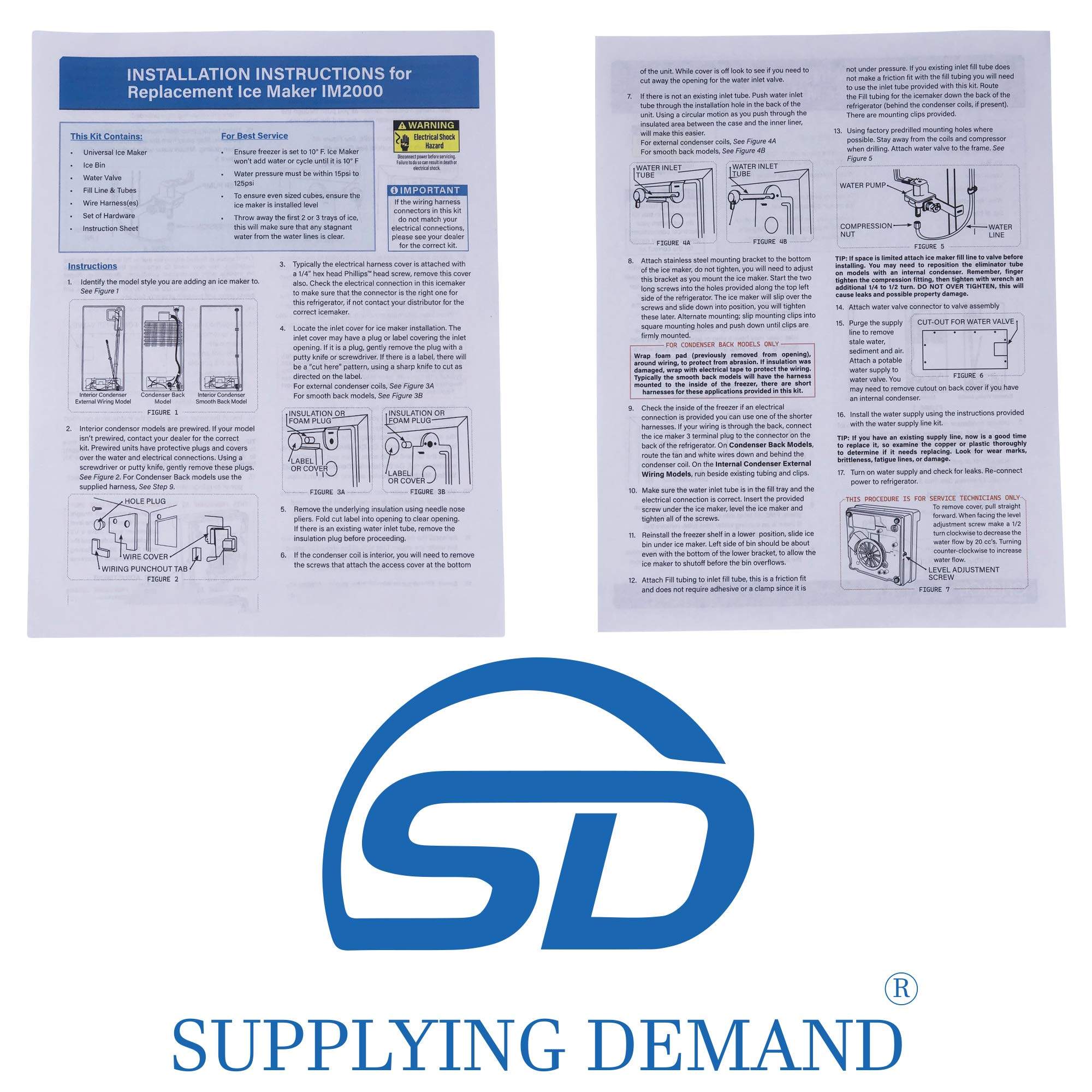 SDIM2000 im2000-refrigerator-ice-maker-kit view 51