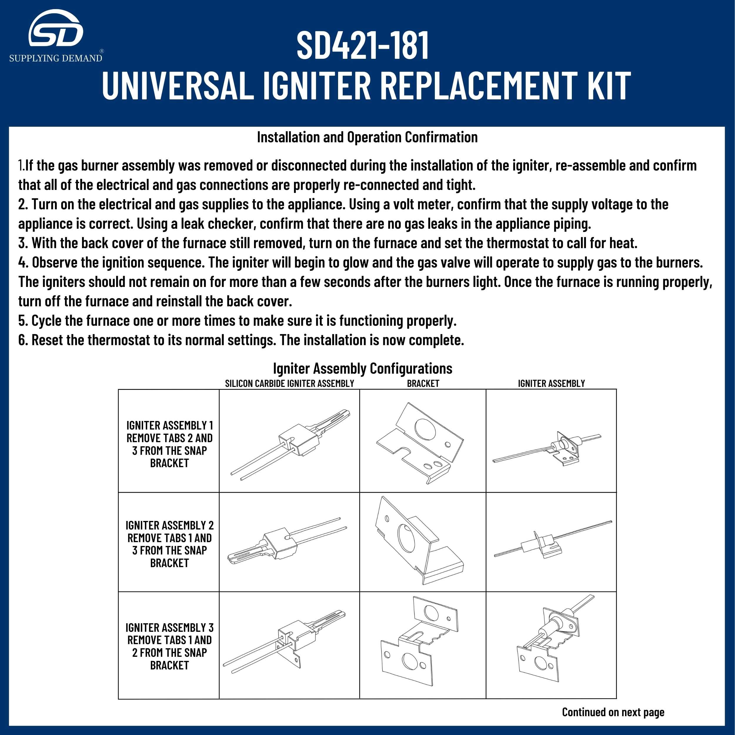 SD421-181 421-181-hvac-ignitor view 41