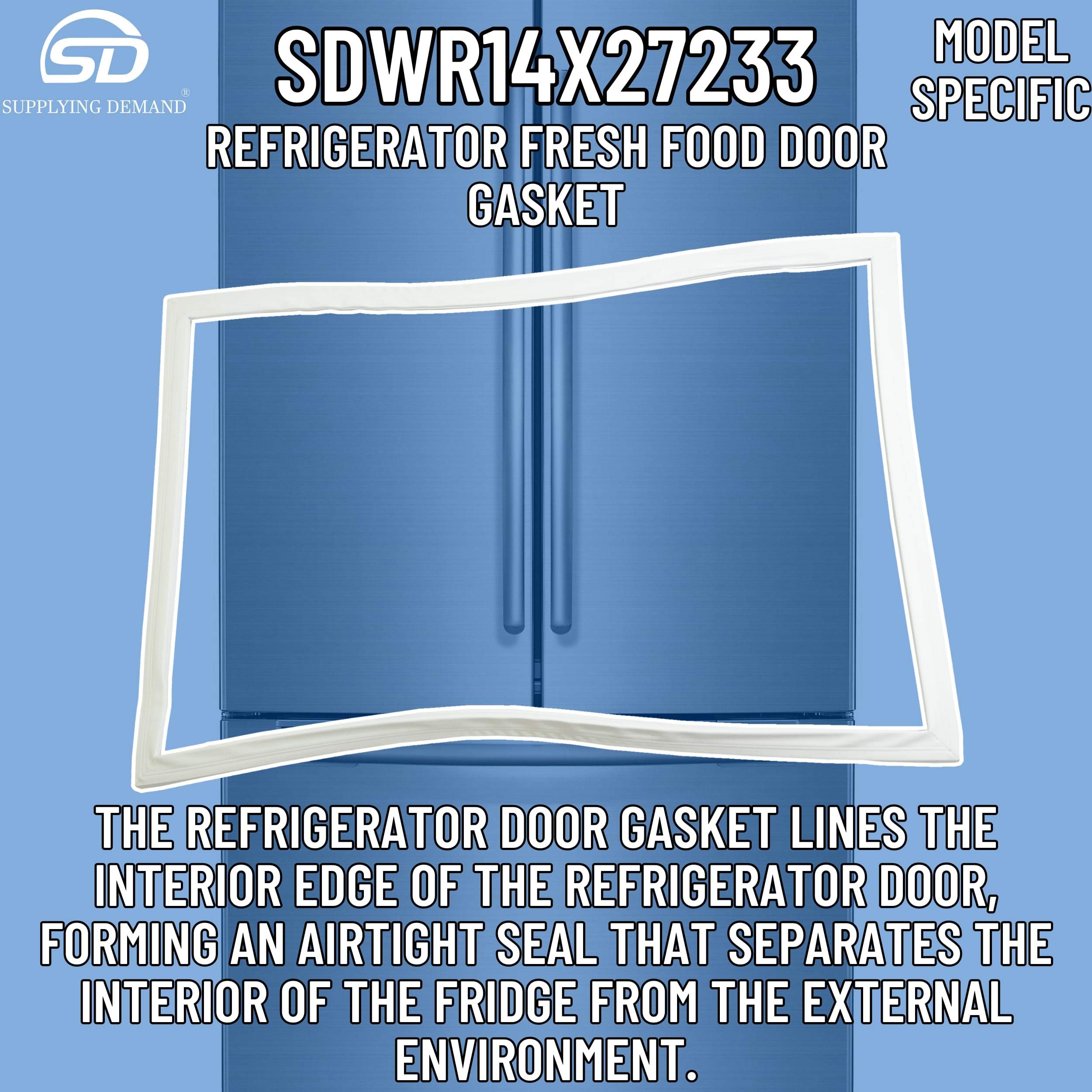 SDWR14X27233 wr14x27233-wr14x21148-refrigerator-door-gasket view 71
