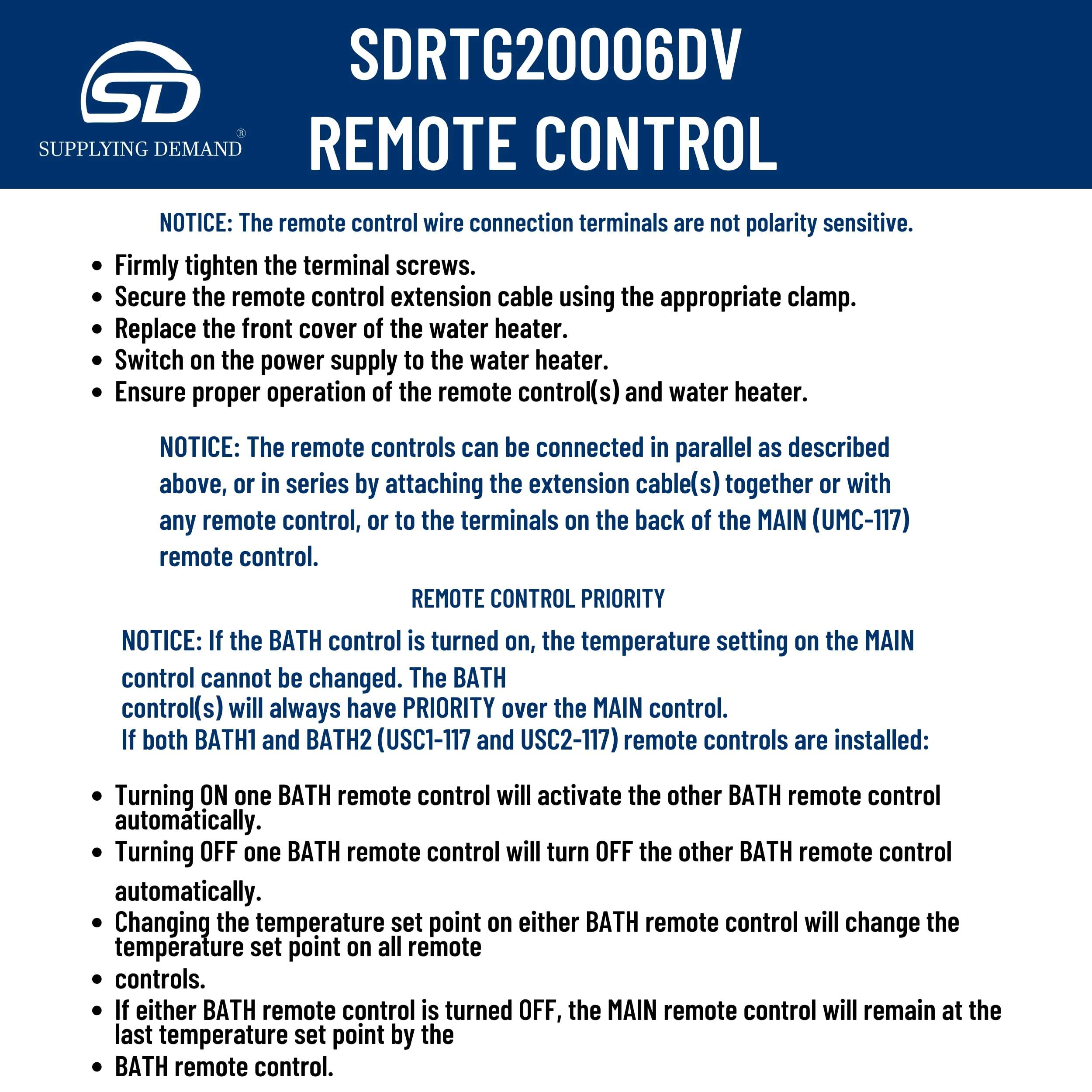 SDRTG20006DV rtg20006dv-water-heater-remote-control view 61