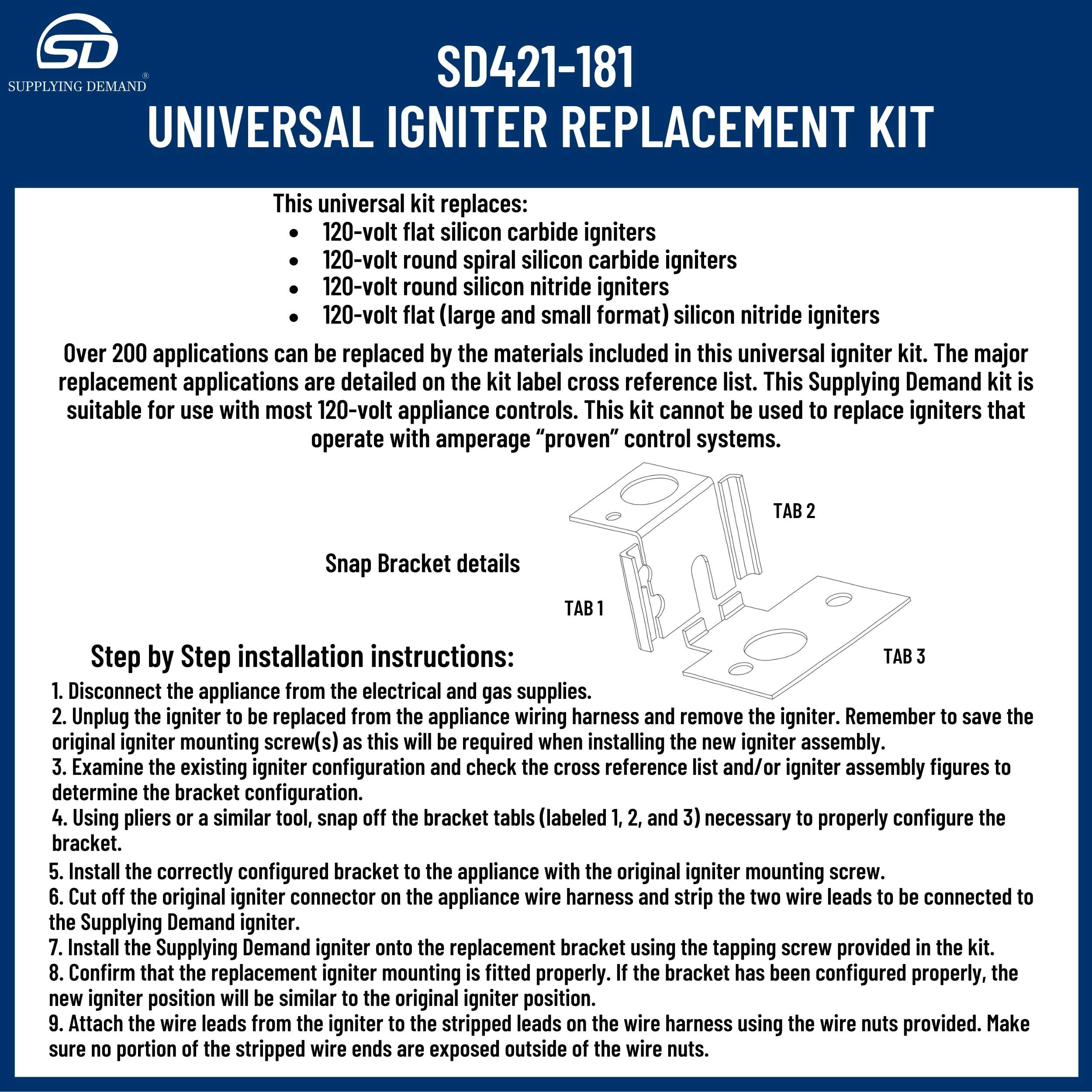 SD421-181 421-181-hvac-ignitor view 31
