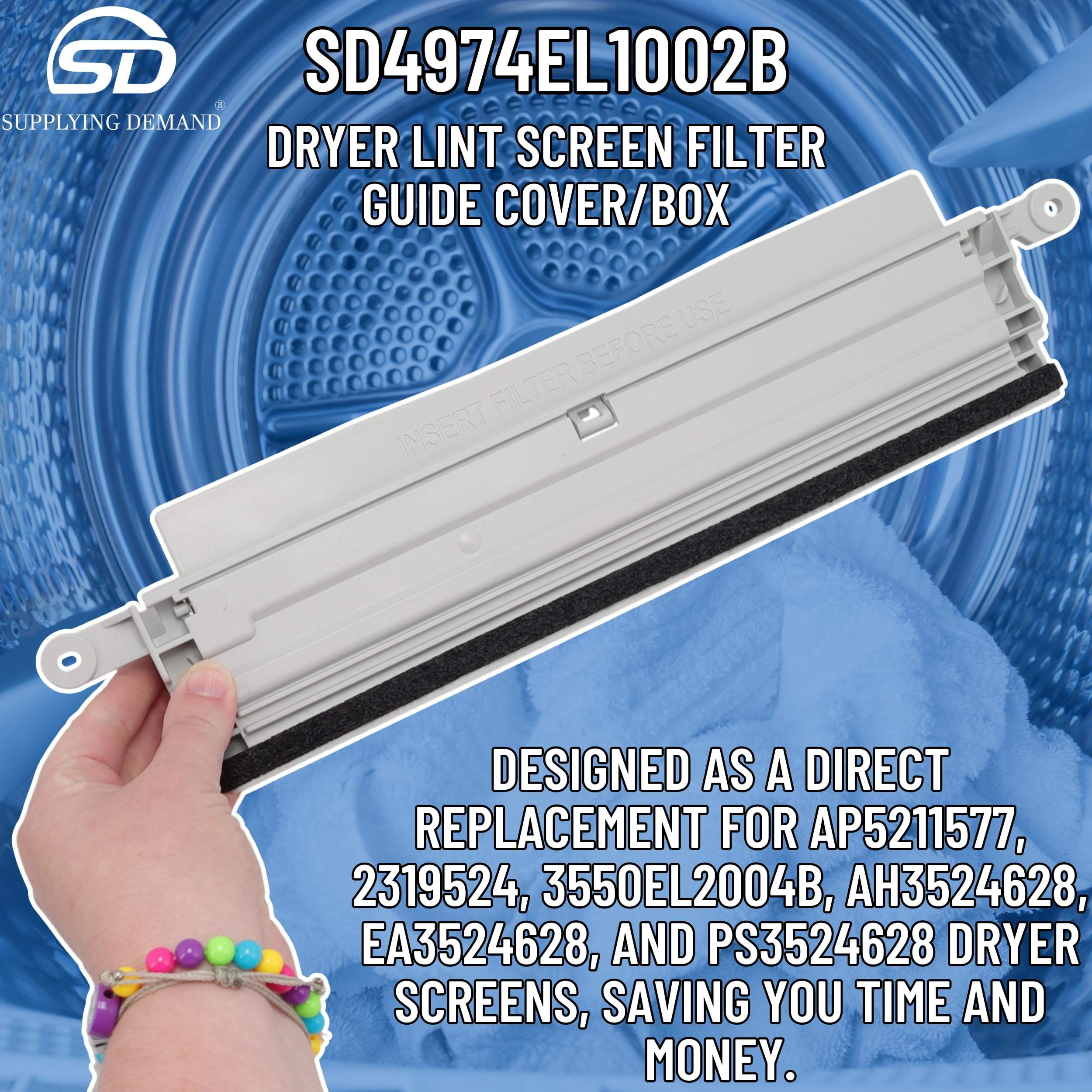 SD4974EL1002B 4974el1002b-2319524-dryer-lint-screen-filter-cover view 21