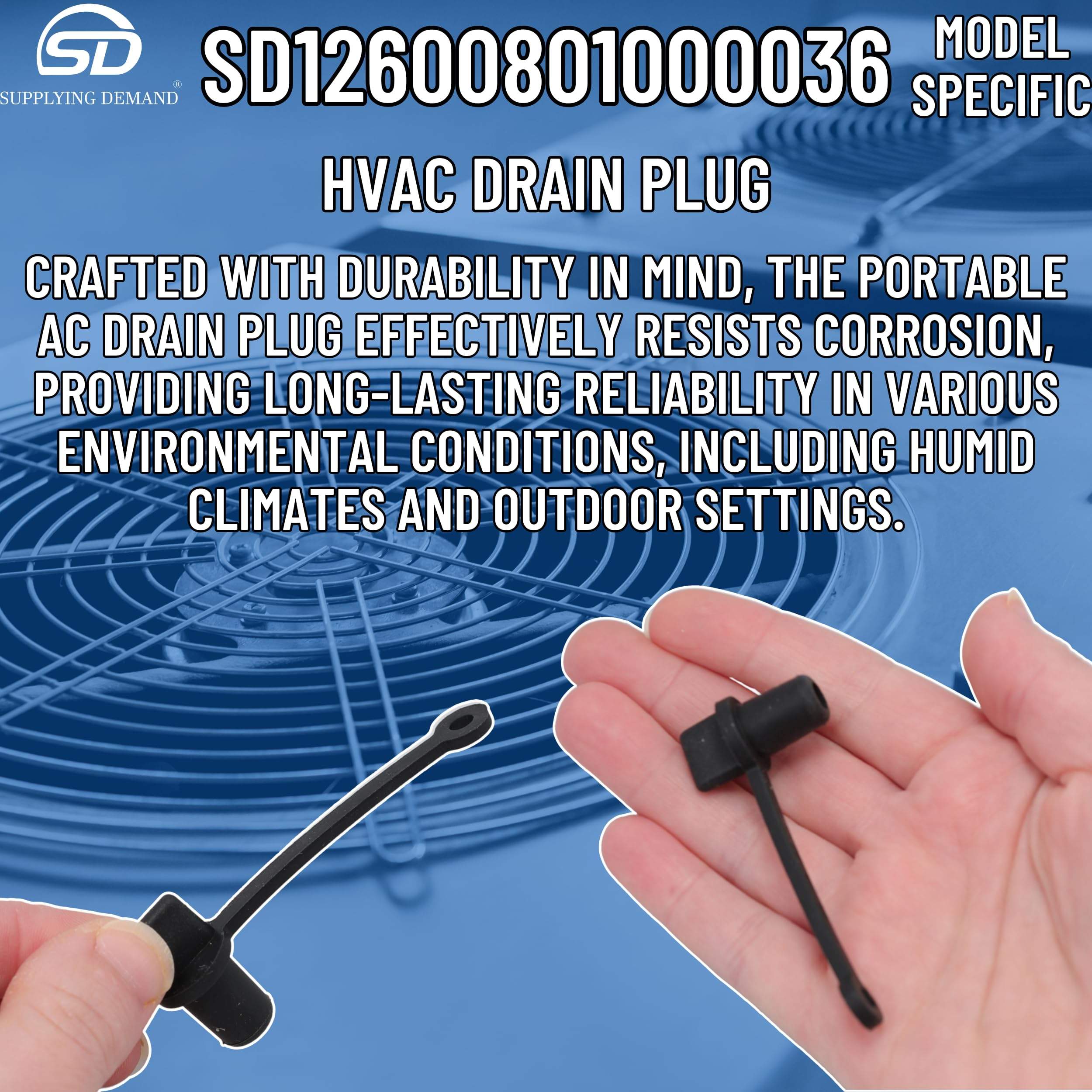 SD12600801000036 12600801000036-hvac-air-conditioner-drain-plug view 61