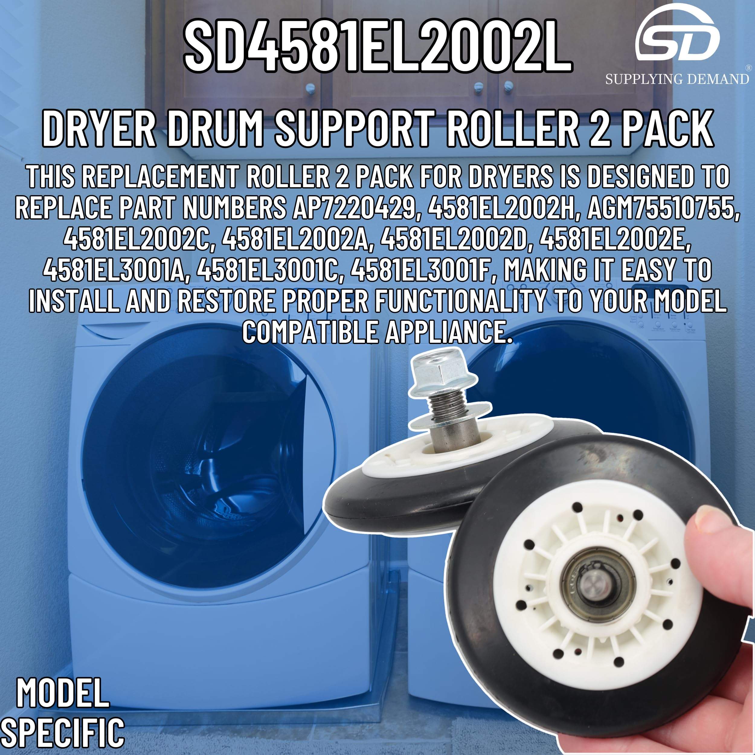 SD4581EL2002L 4581el2002l-4581el2002h-dryer-drum-support-roller view 41
