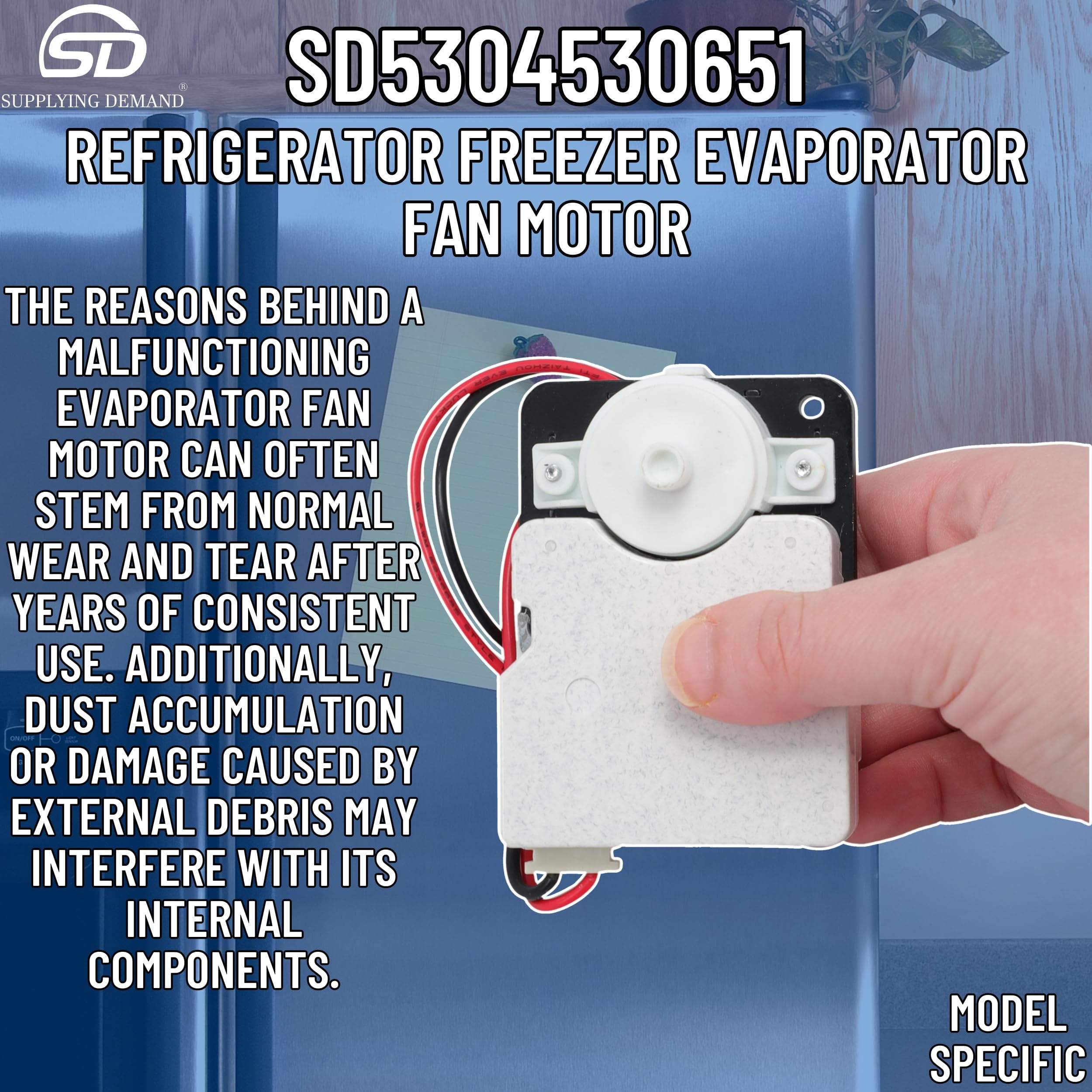 SD5304530651 5304530651-ap7179350-refrigerator-freezer-evaporator-fan-motor view 41