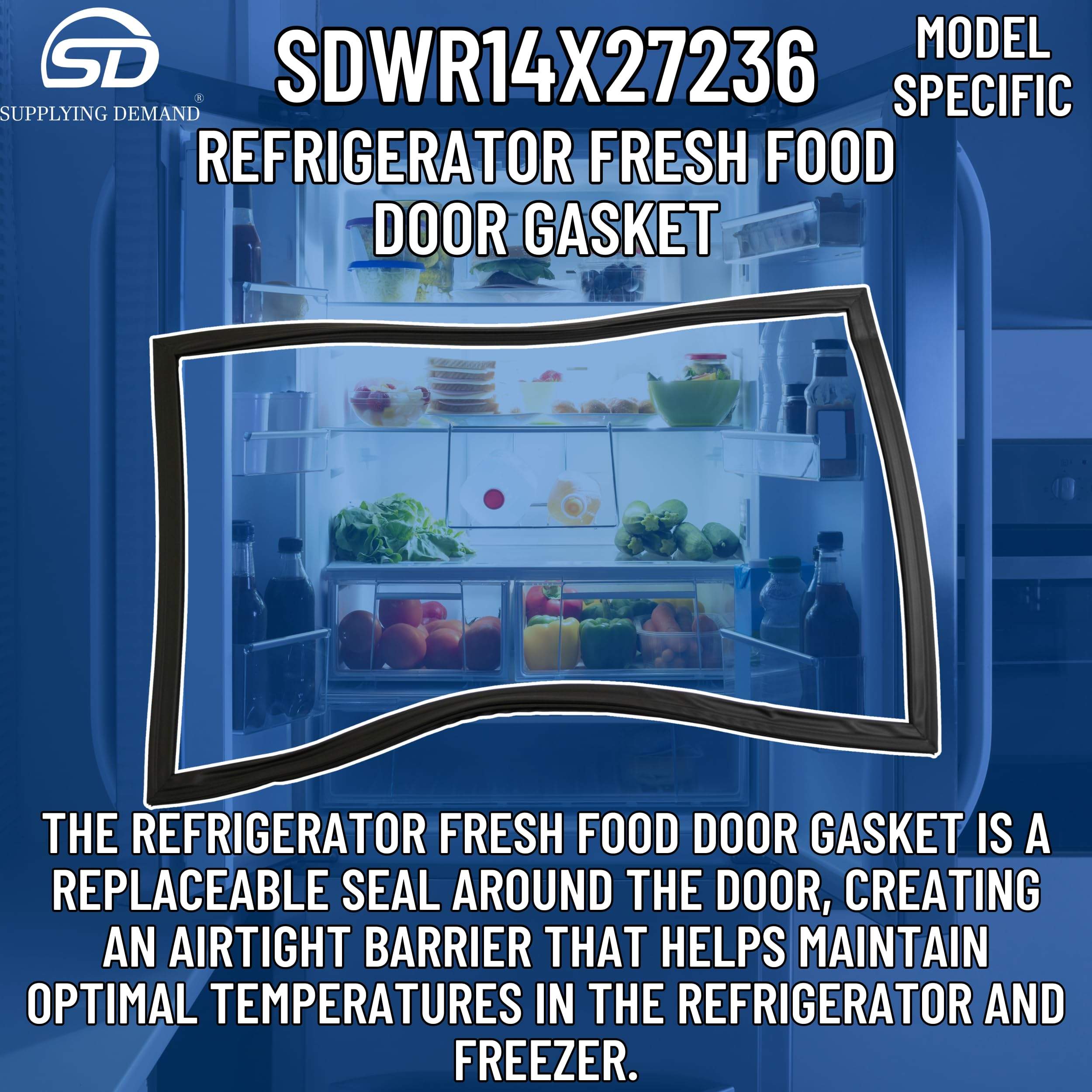 SDWR14X27236 wr14x27236-wr14x21221-refrigerator-door-gasket view 11