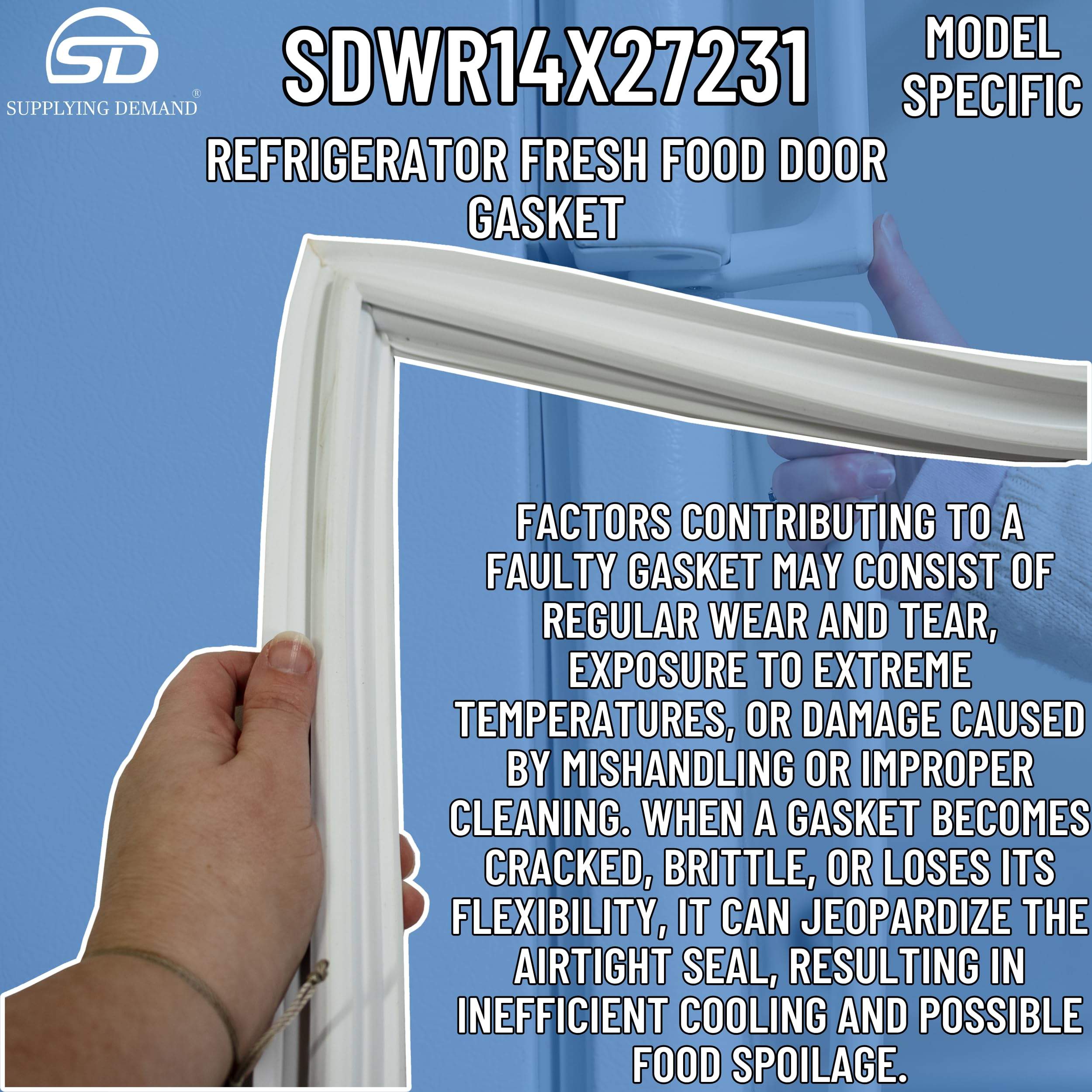 SDWR14X27231 wr14x27231-wr14x22910-refrigerator-door-gasket view 61