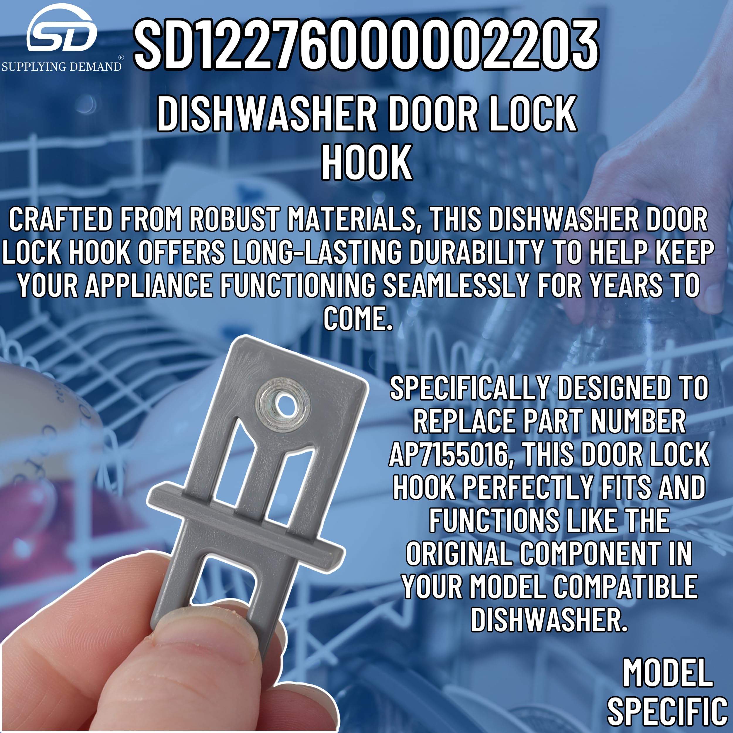 SD12276000002203 12276000002203-ap7155016-dishwasher-door-lock-hook view 51