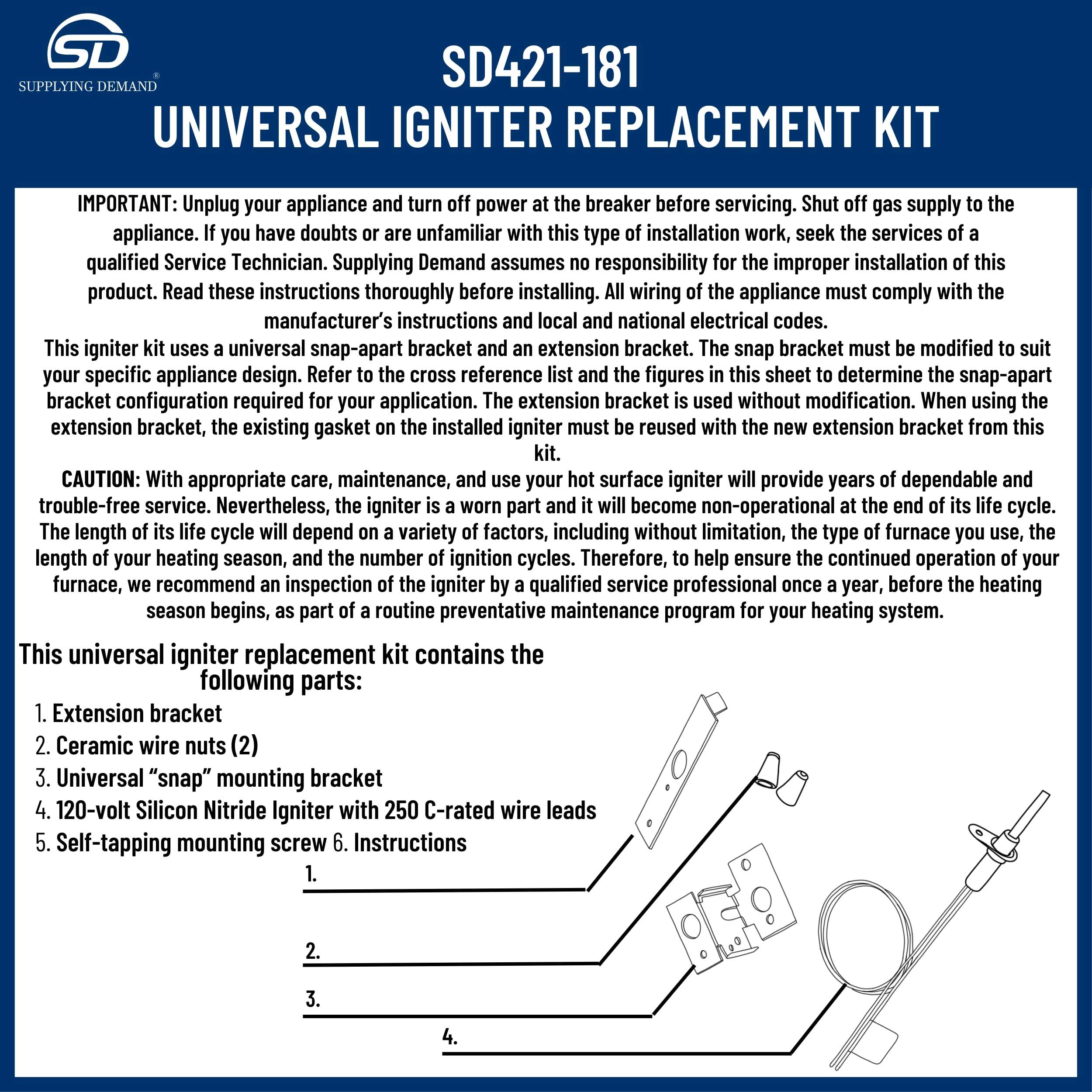 SD421-181 421-181-hvac-ignitor view 21