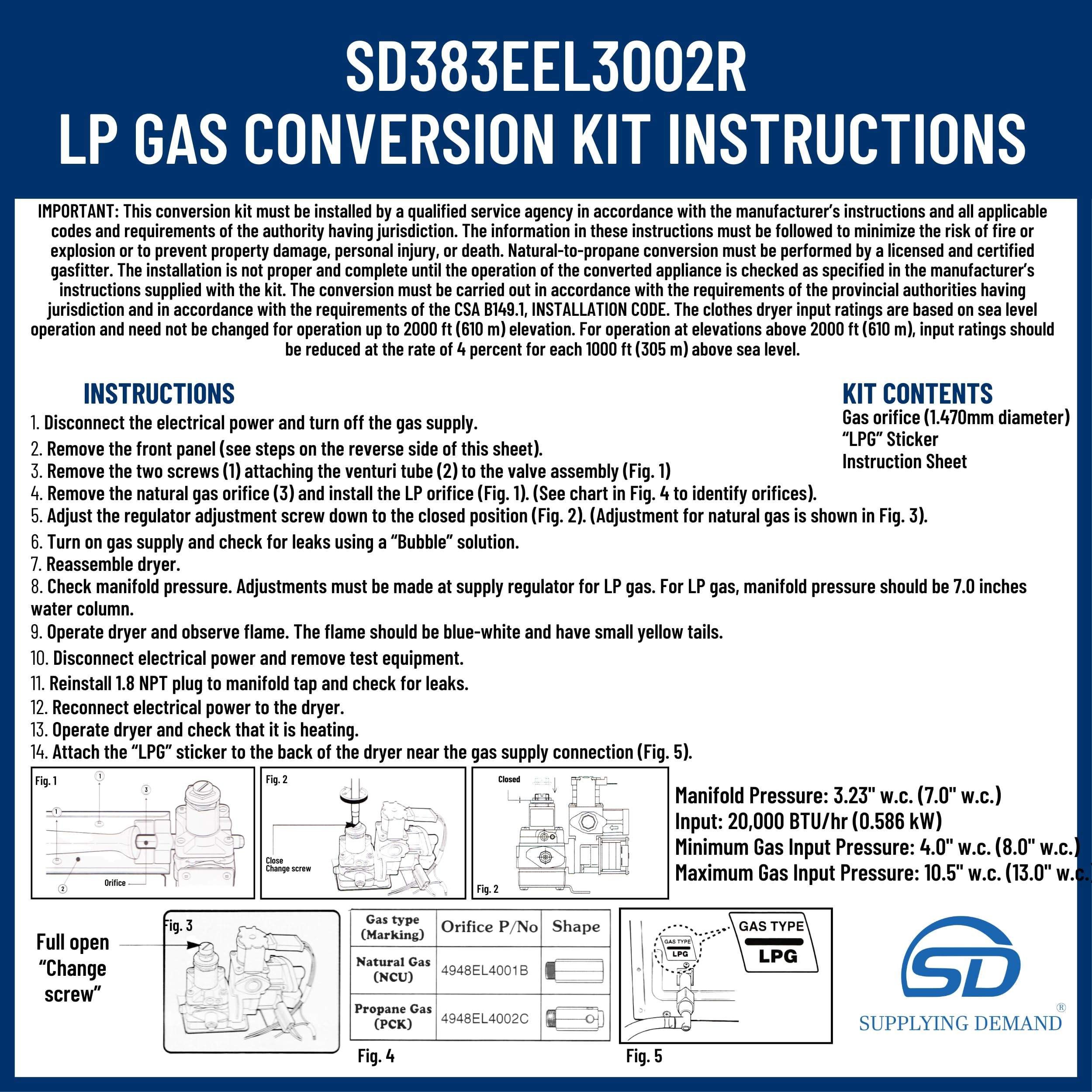 SD383EEL3002R 383eel3002r-383eel3002d-dryer-lp-conversion-kit view 31