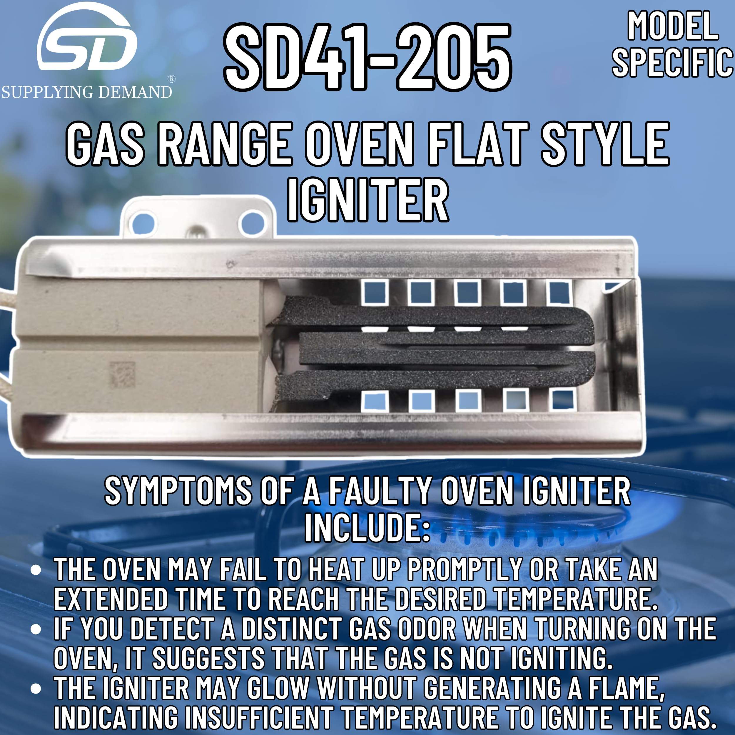 SD41-205 41-205-range-oven-igniter view 51