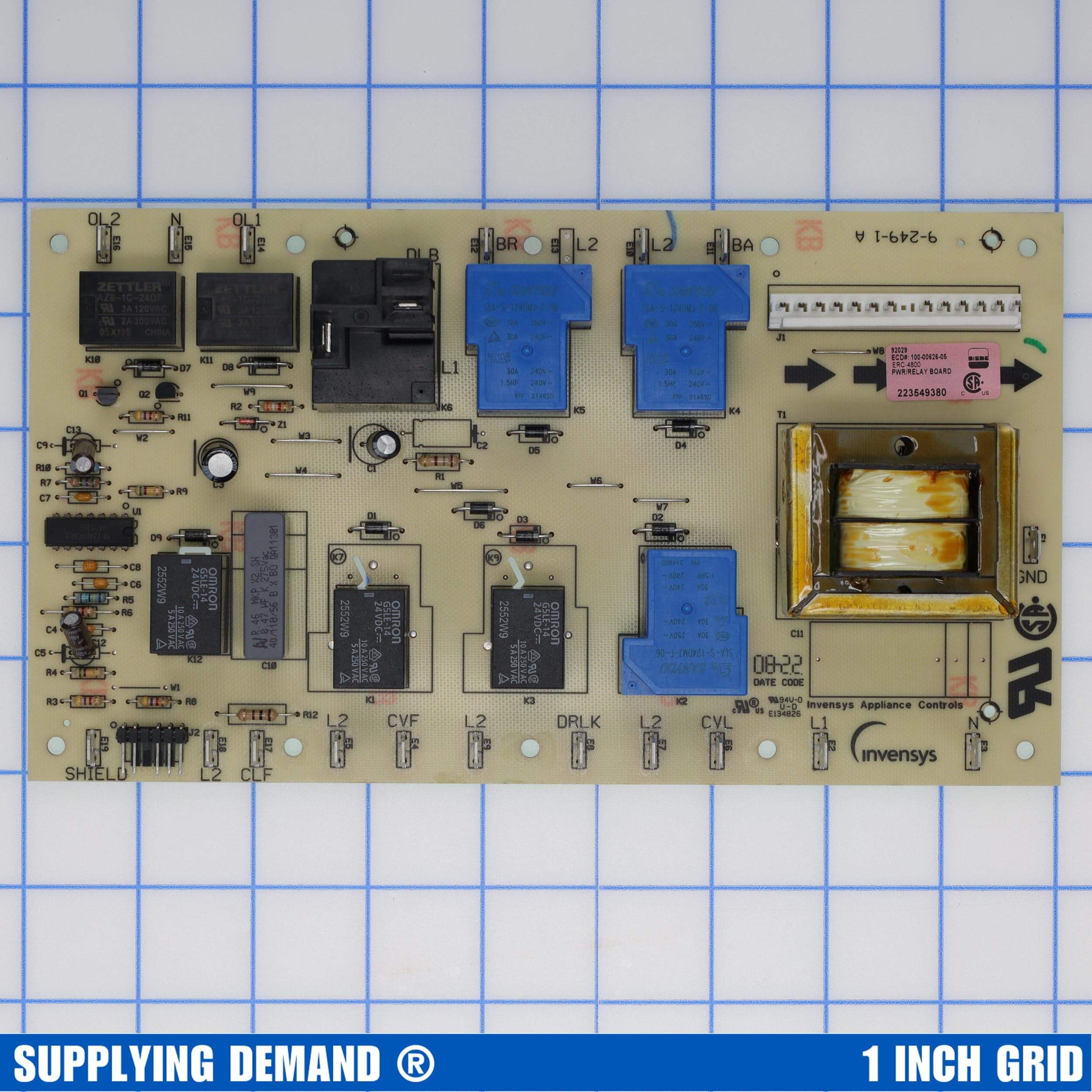 SD100-00626-05 100-00626-05-range-power-relay-control-board view 11