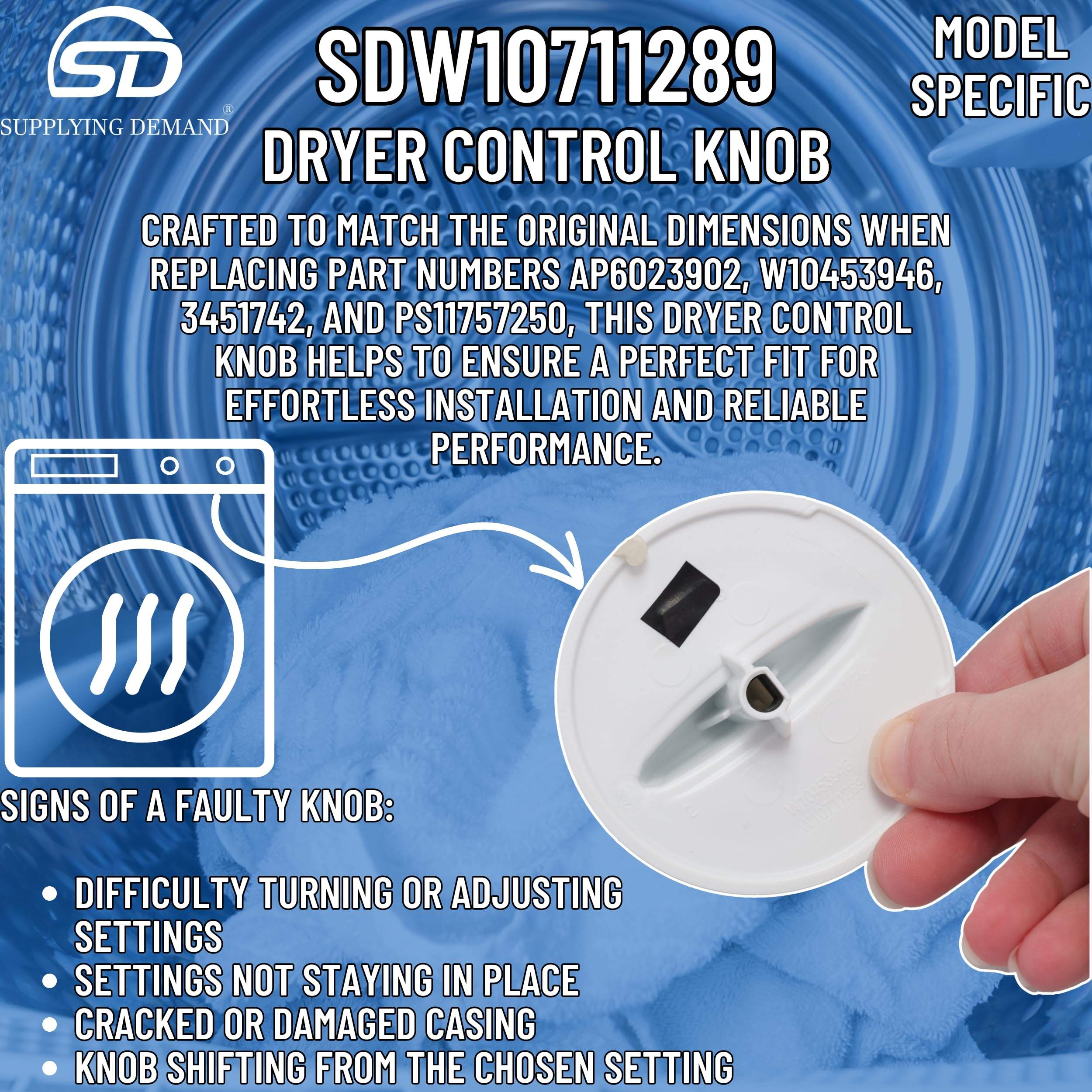SDW10711289 w10711289-ap6023902-dryer-control-knob view 71