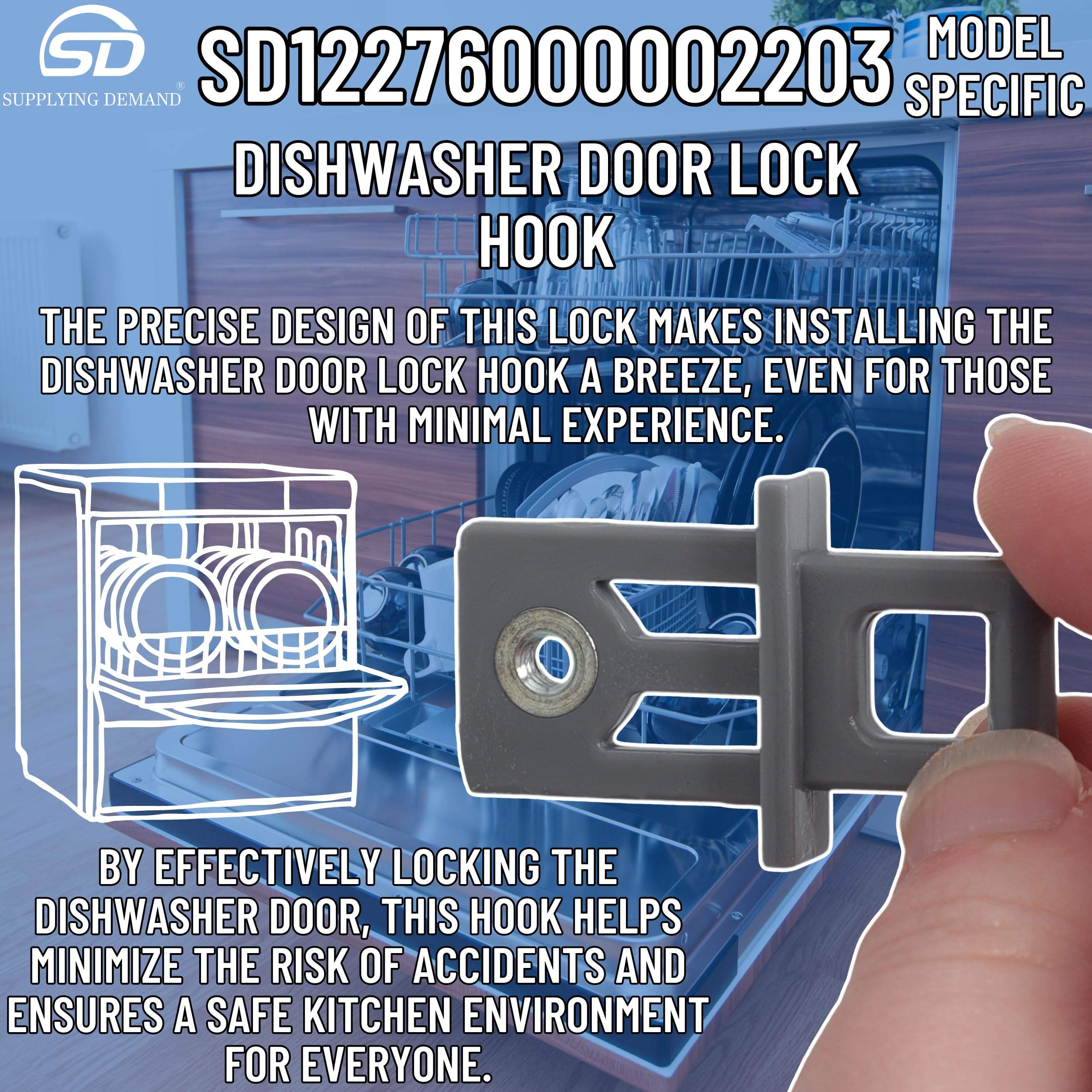 SD12276000002203 12276000002203-ap7155016-dishwasher-door-lock-hook view 71