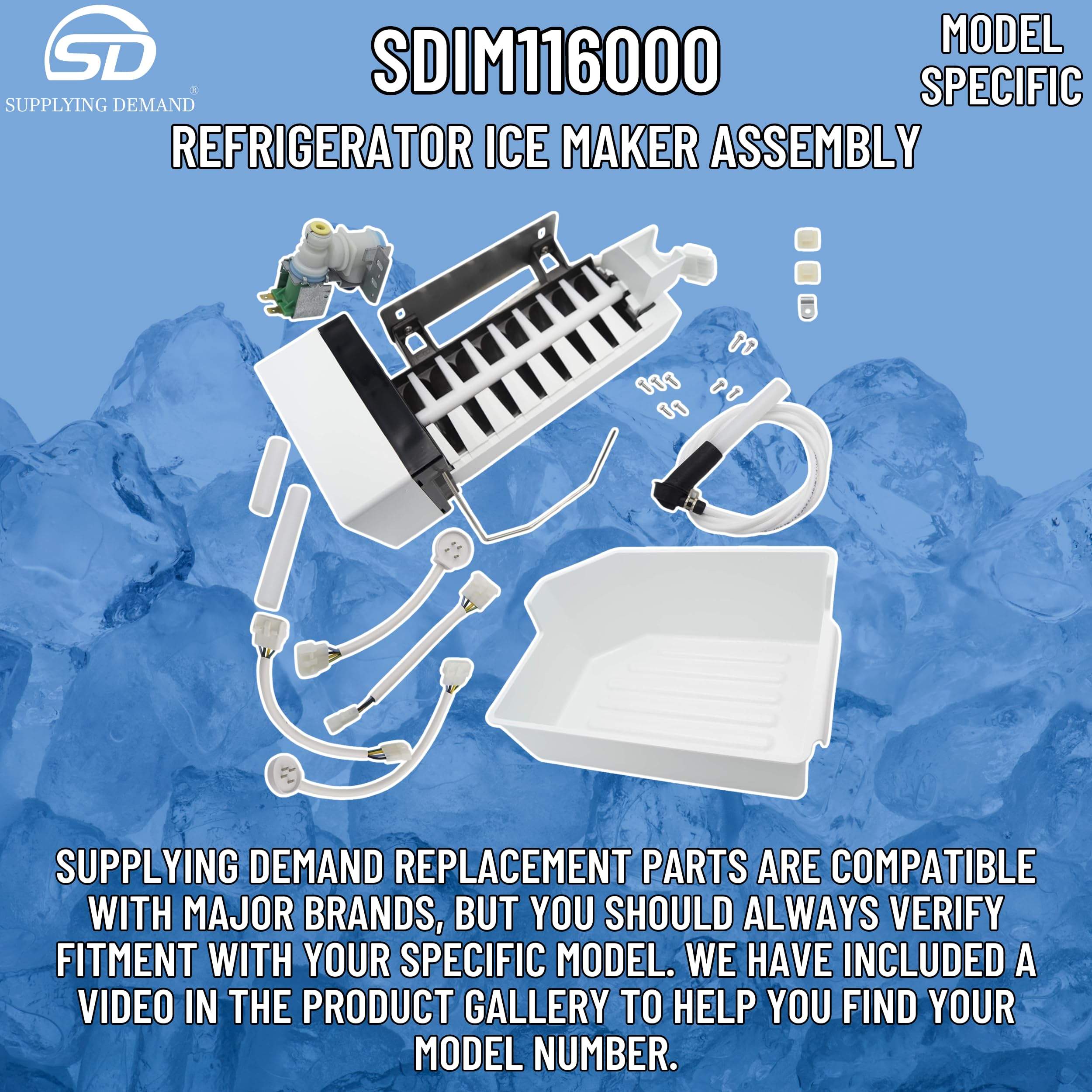 SDIM116000 im116000-218736300-refrigerator-ice-maker-assembly view 21