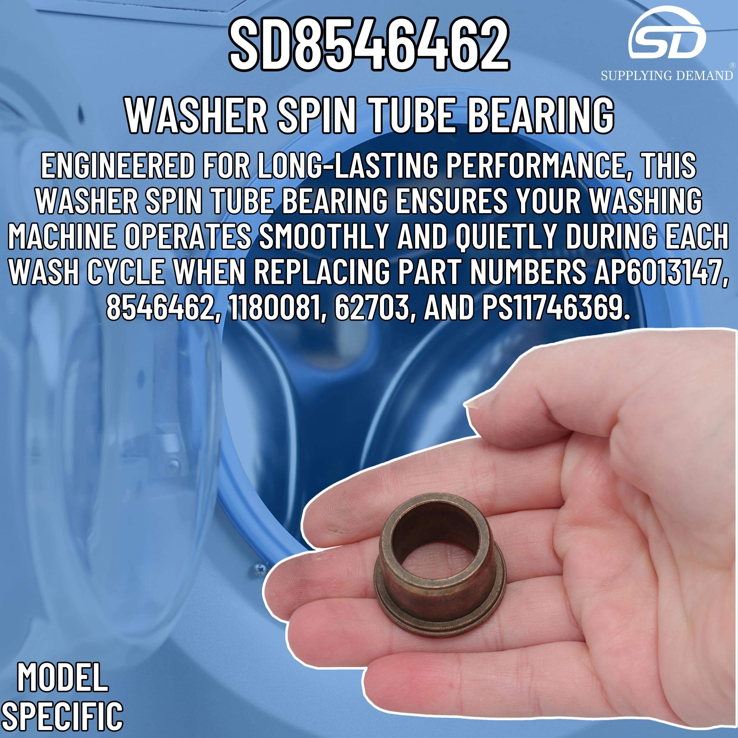 SD8546462 8546462-1180081-washer-spin-tube-bearing view 41