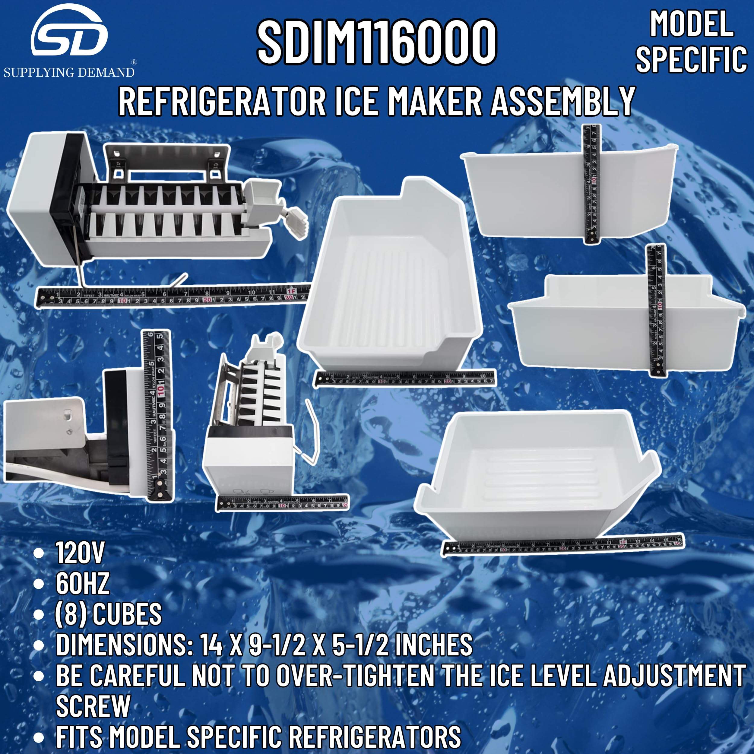 SDIM116000 im116000-218736300-refrigerator-ice-maker-assembly view 41