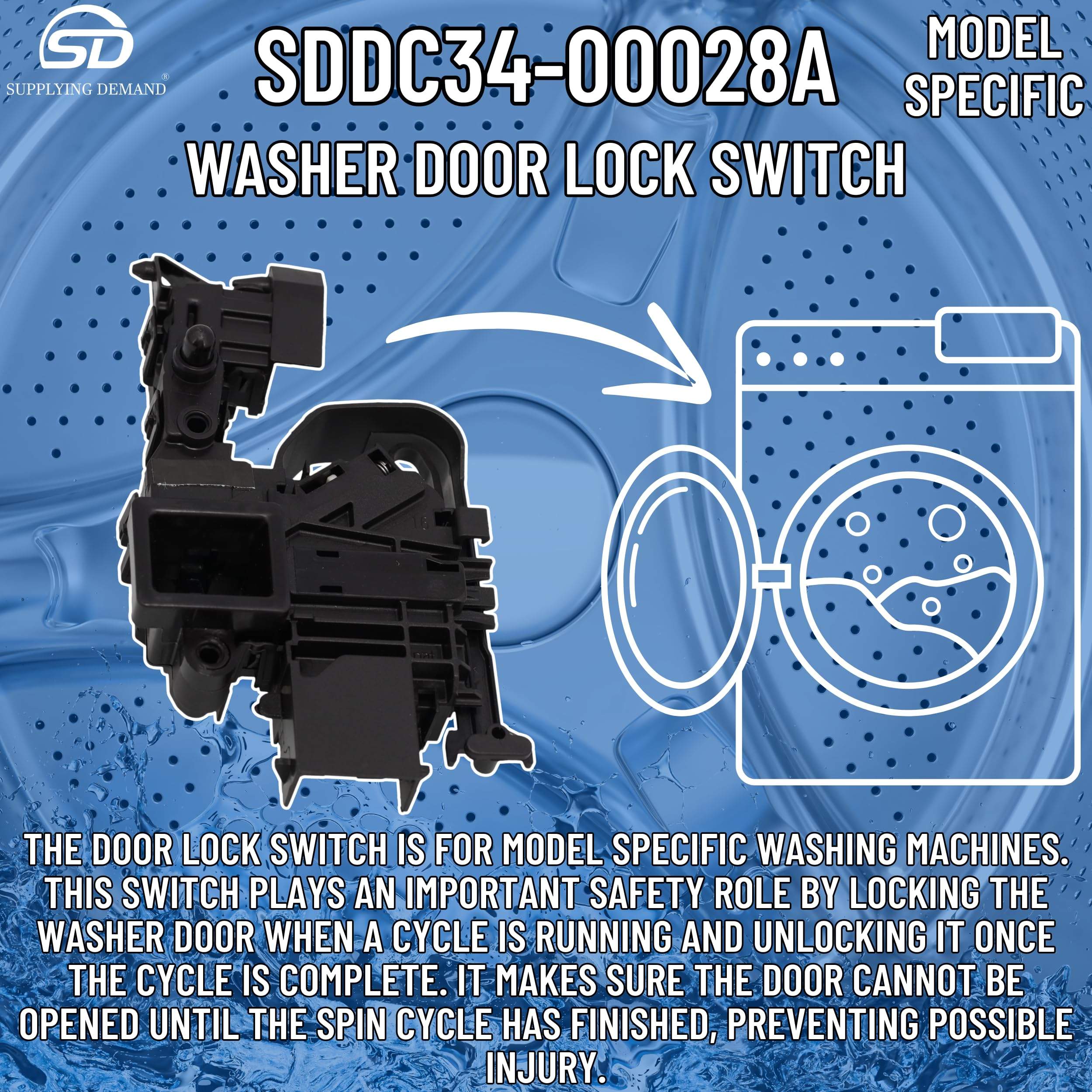 SDDC34-00028A dc34-00028a-ap6975226-washer-lid-lock-switch view 31