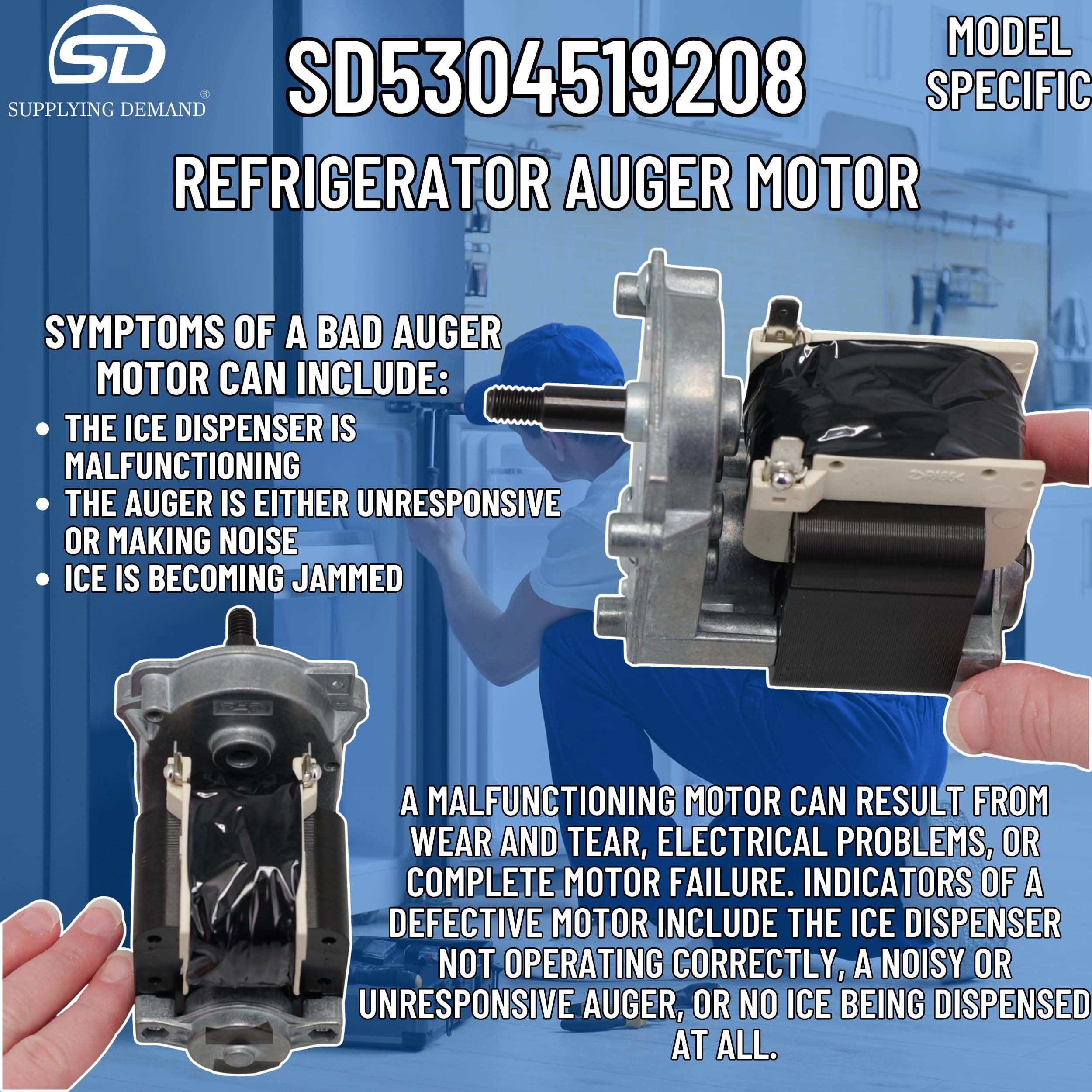 SD5304519208 5304519208-ap6834562-refrigerator-auger-motor view 71