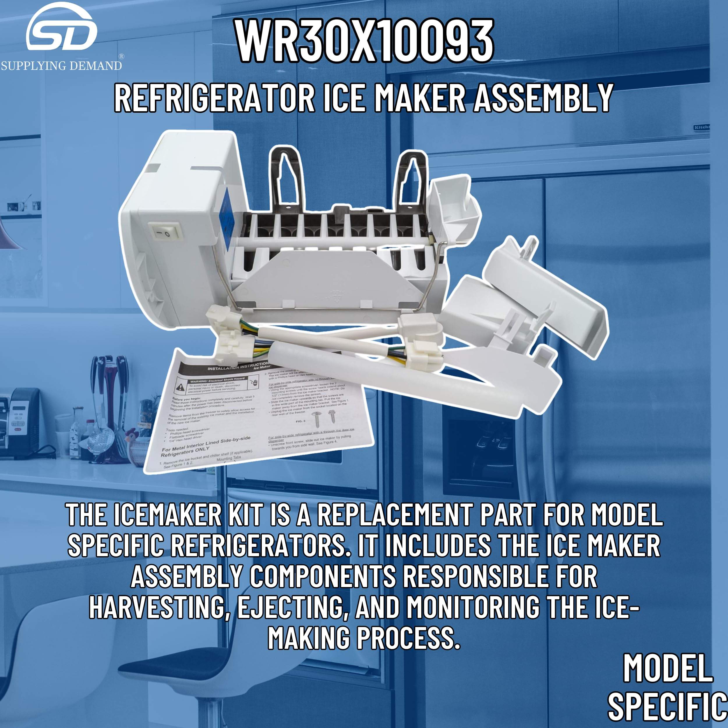 SDWR30X10093 wr30x10093-wr30x10061-refrigerator-ice-maker-assembly view 21