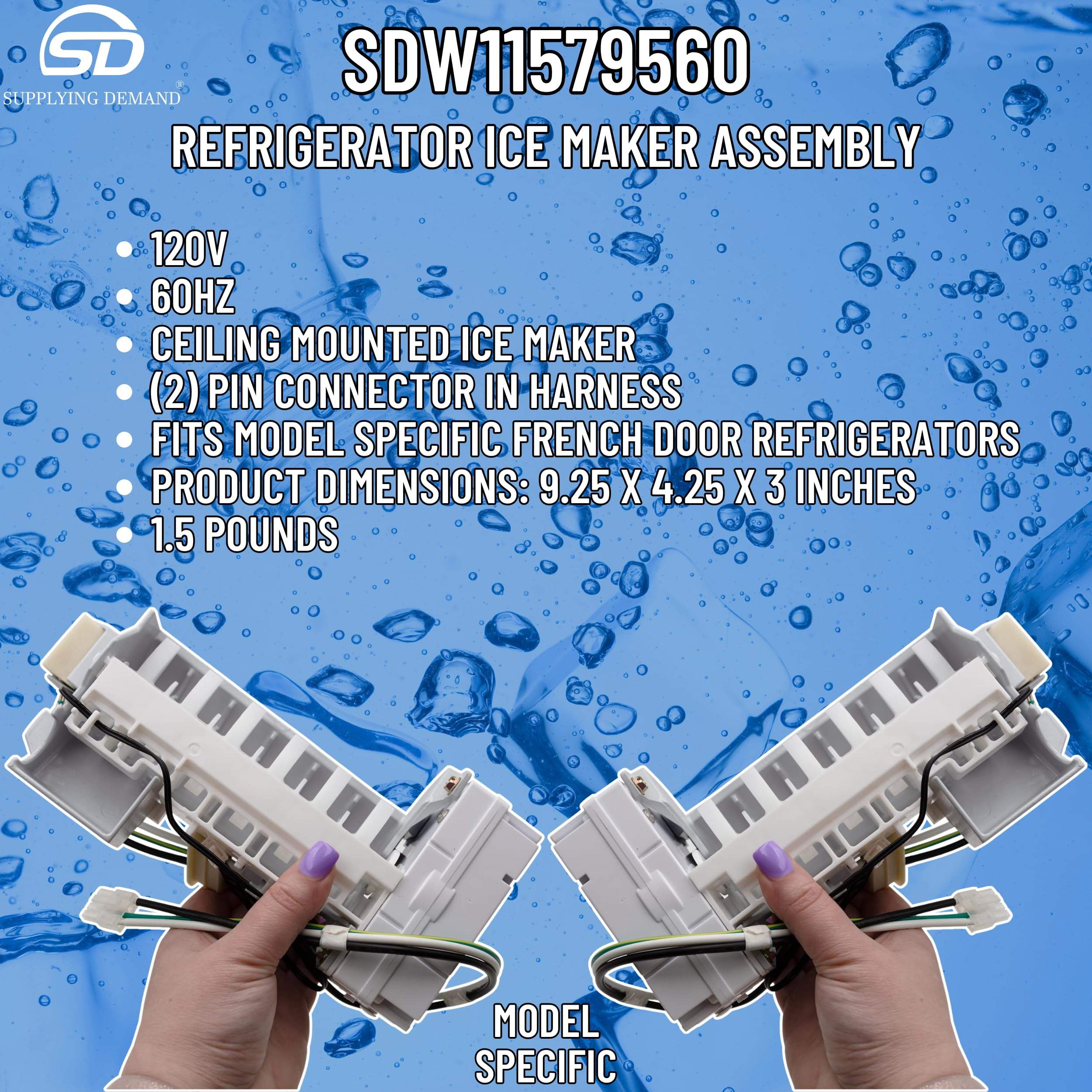 SDW11579560 w11579560-w11658802-refrigerator-ice-maker-assembly view 51