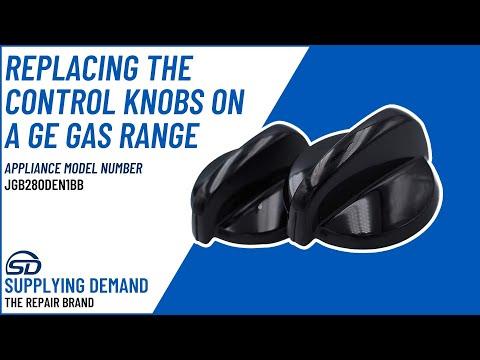 How to Replace A Supplying Demand WB03K10216 Control Knob on a GE Gas Range Model JGB280DEN1BB