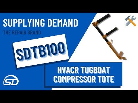 Supplying Demand TB100 Heavy-Duty Steel Construction HVACR Tugboat Compressor Tote