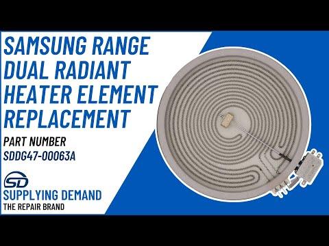 How to Replace a Supplying Demand DG47-00063A Range Dual Radiant Surface Element - Model NE59R4321SS