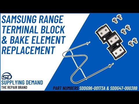 How to Replace a Supplying Demand DG96-00173A Terminal Block &amp; DG47-00038B Bake Element