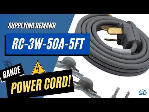 Supplying Demand 3-Wire Range Oven Power Cord | 50A 5FT