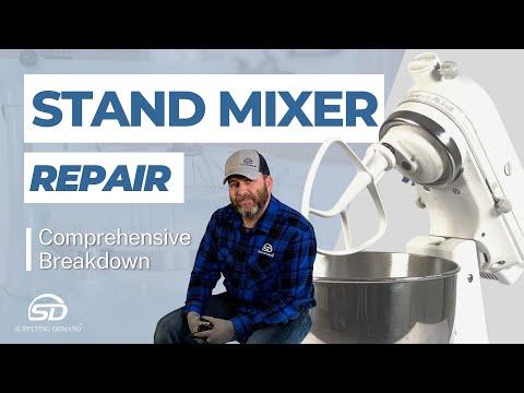 How To Repair KitchenAid Model KSM150PSWW0 Stand Mixer | Speed Plate, Motor Brushes, Gear, Dowel Pin