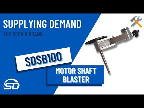 Supplying Demand SB100 Motor Shaft Blaster Demonstration and Cutter Replacement
