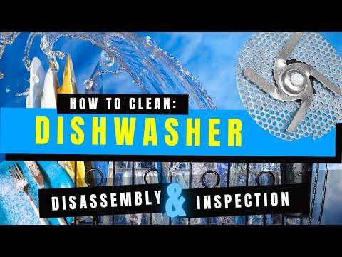 Washing the Dishwasher | Basic Disassembly, Inspection, and Cleaning