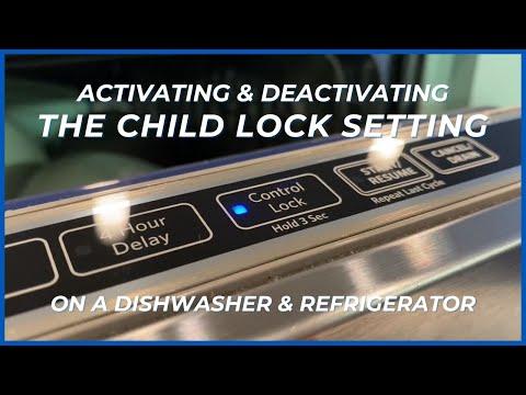 How to Activate the Child Lock feature on a Dishwasher and Refrigerator | Supplying Demand