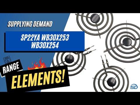 Supplying Demand SP22YA WB30X253 WB30X254 4 Burner Set | (3) 6-Inch (1) 8-Inch
